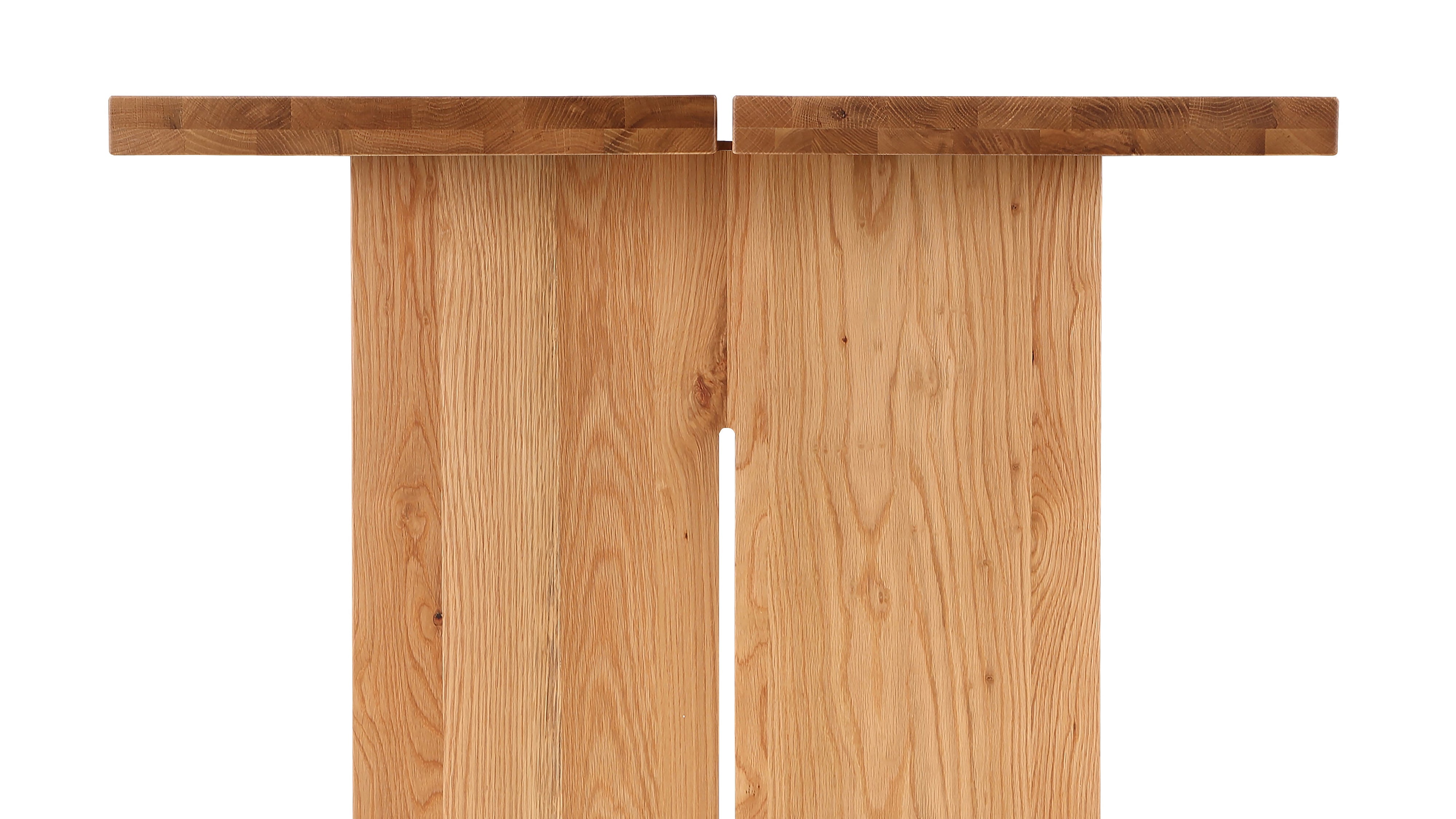 Plane Dining Table, Seats 6-8 People, Oak - Image 9