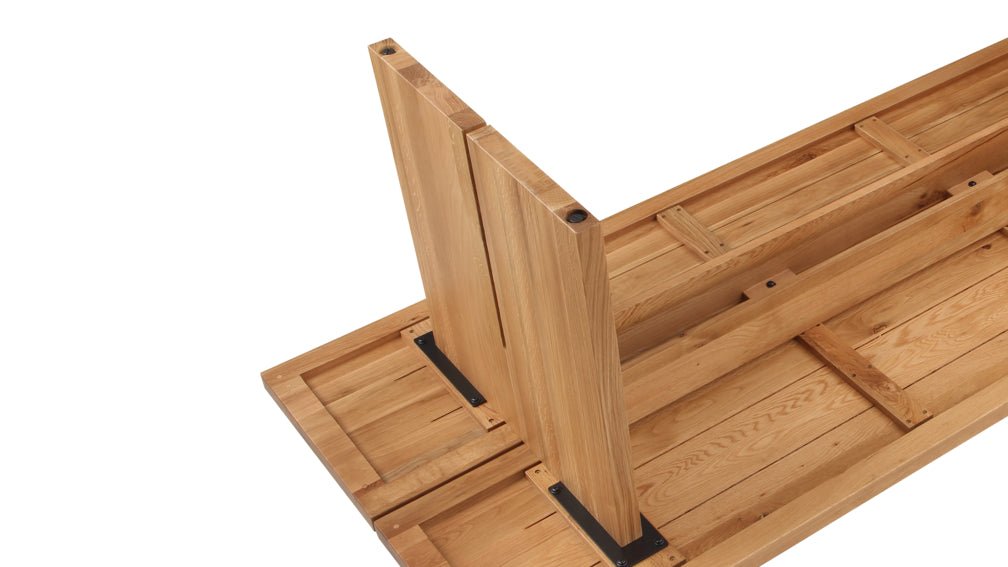 Plane Dining Table, Seats 8-10 People, Oak - Image 10
