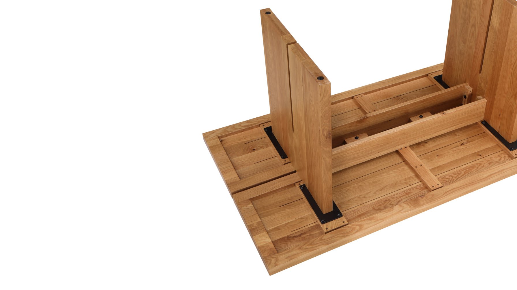 Plane Dining Table, Seats 4-6 People, Oak - Image 9