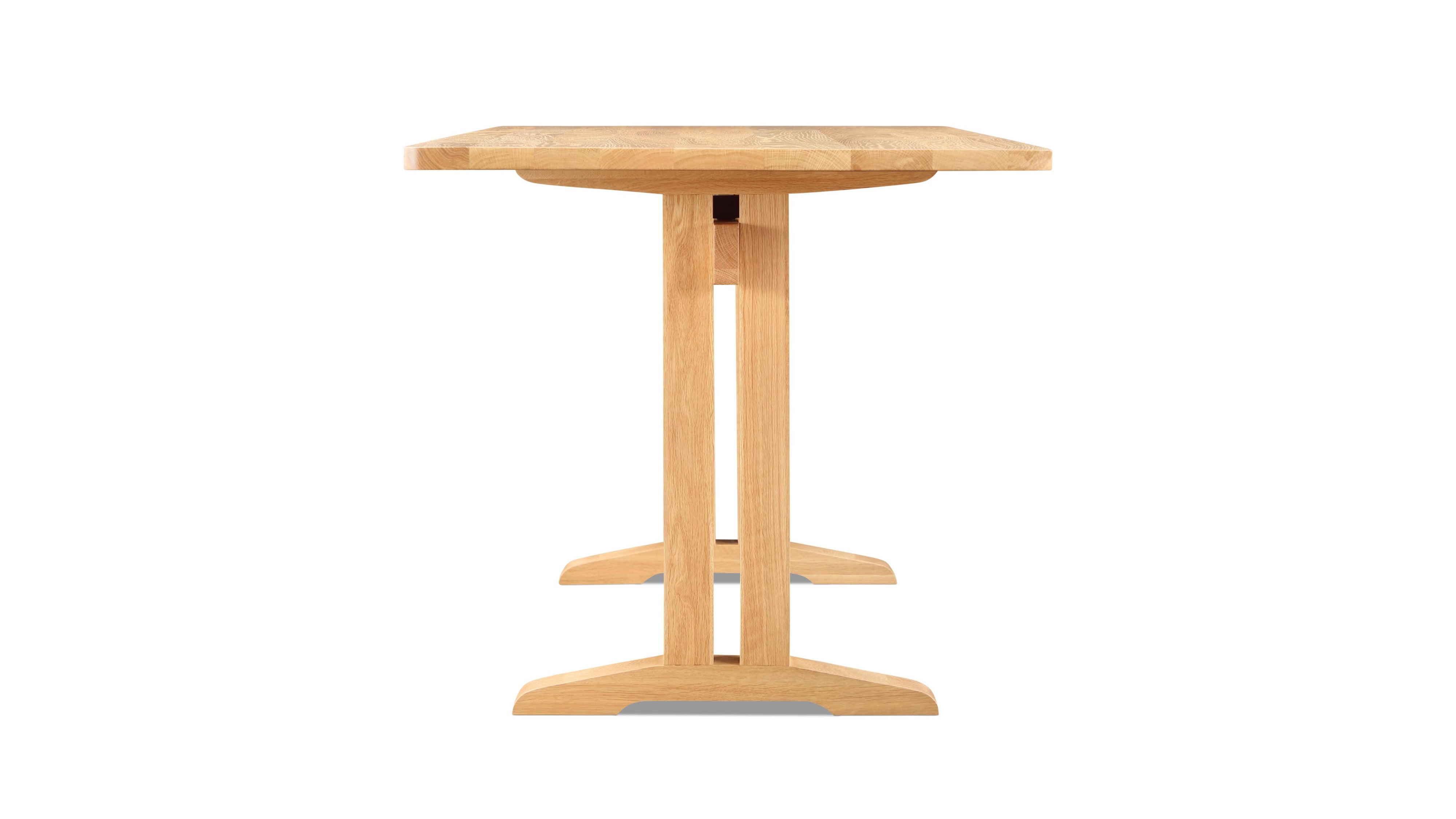 Flight Dining Table, Seats 6-8, Oak