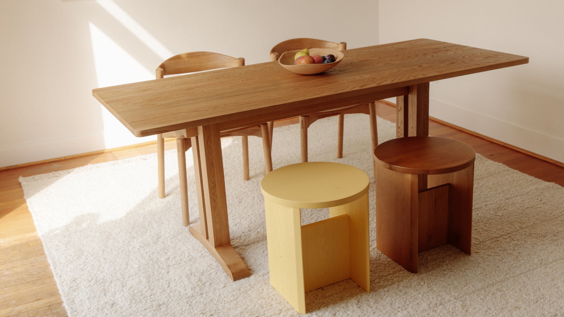 Flight Dining Table, Seats 6-8, Oak_image
