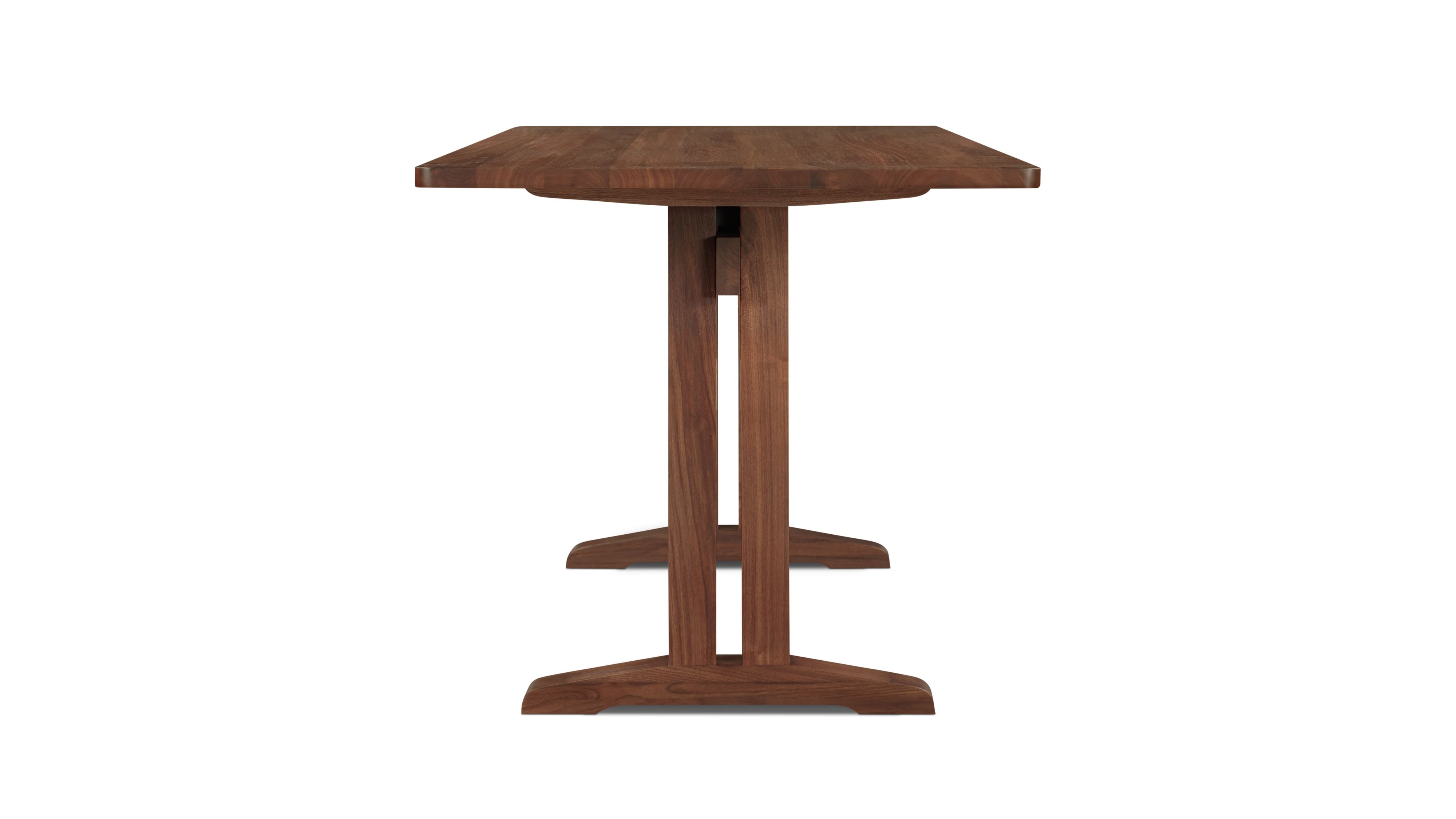 Flight Dining Table, Seats 6-8, American Walnut