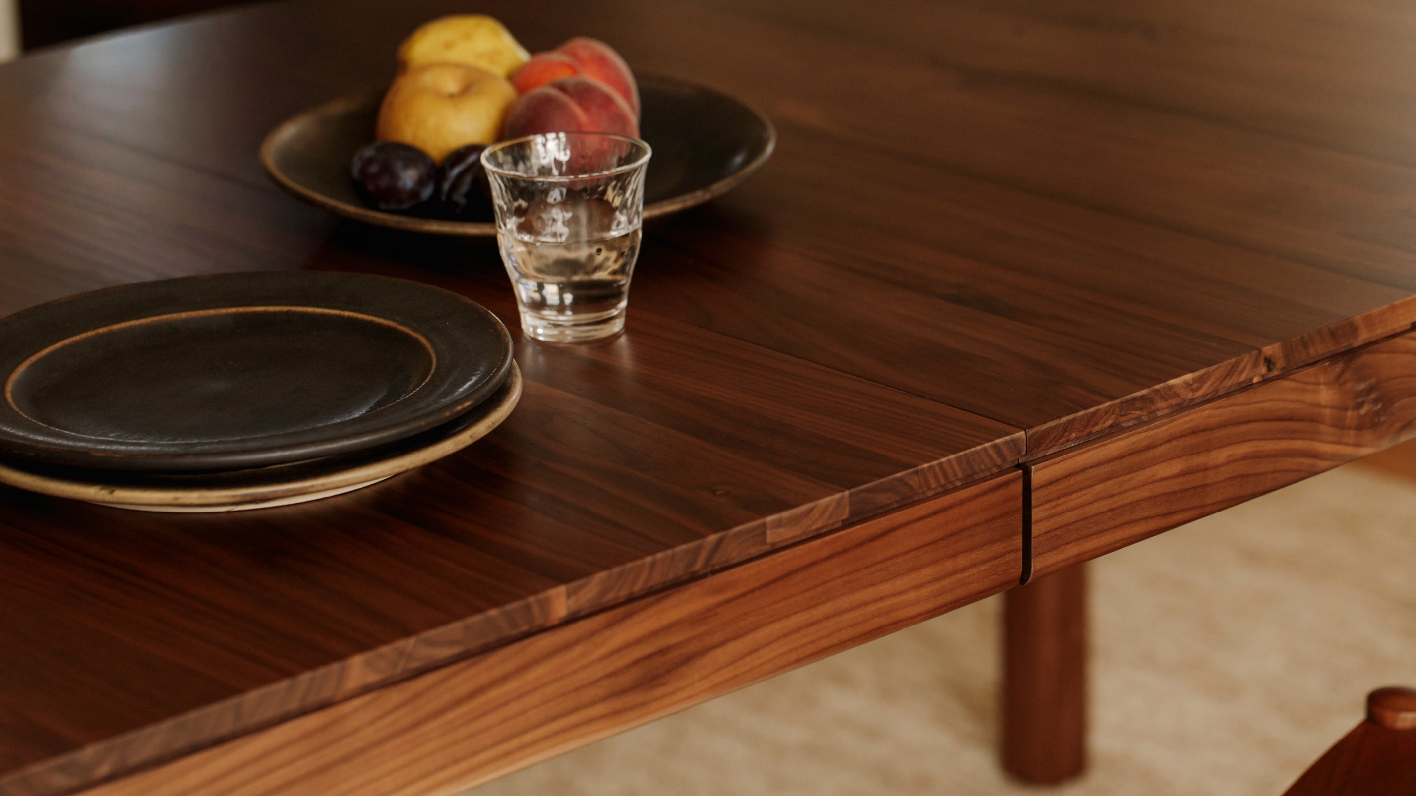 Bridge Extendable Dining Table, Seats, 6-10, American Walnut