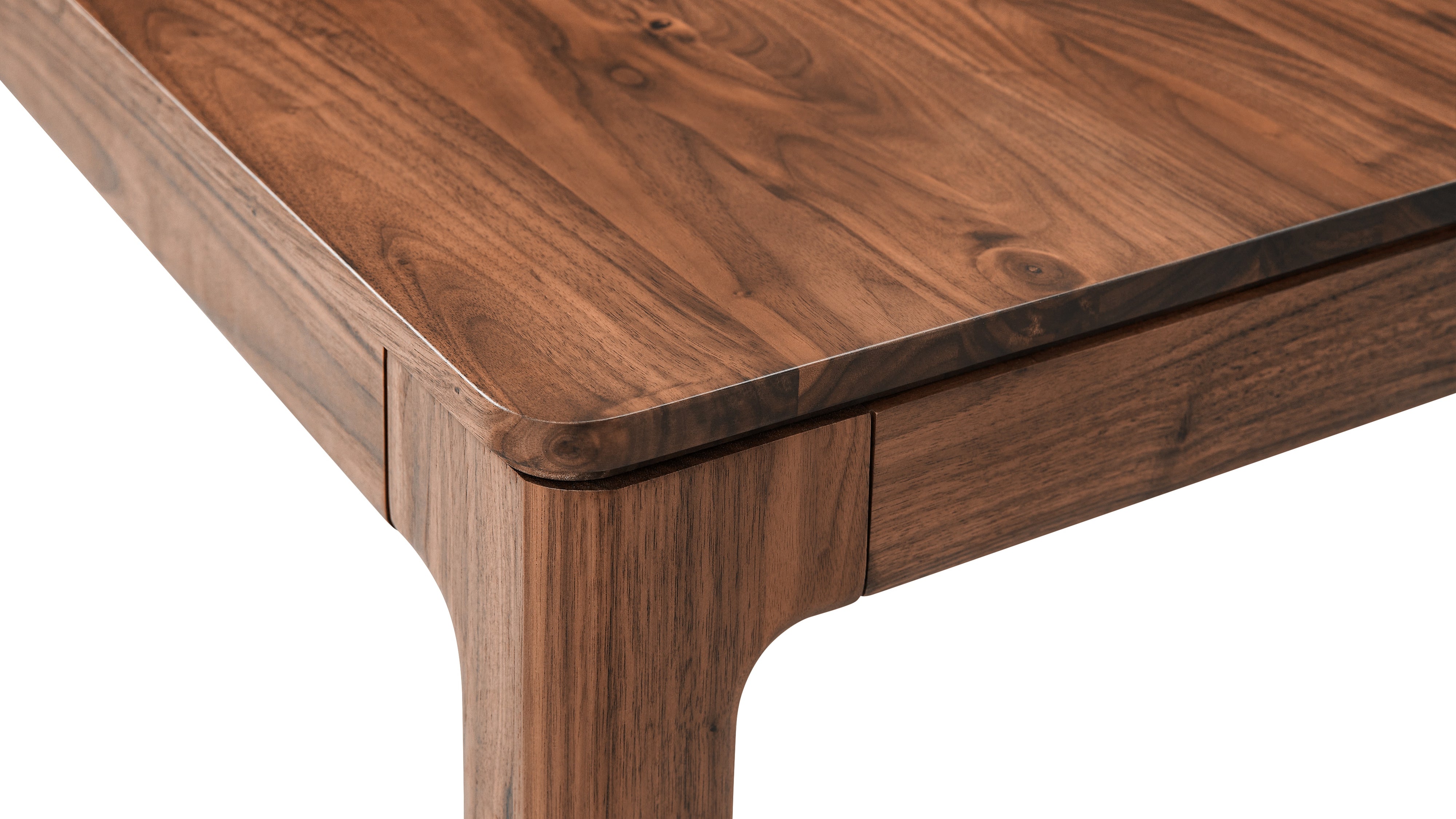 Bridge Extendable Dining Table, American Walnut