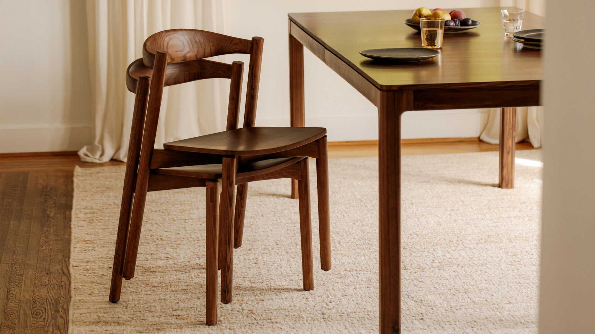Haven Dining Chair (Set Of Two), Stained Walnut_image