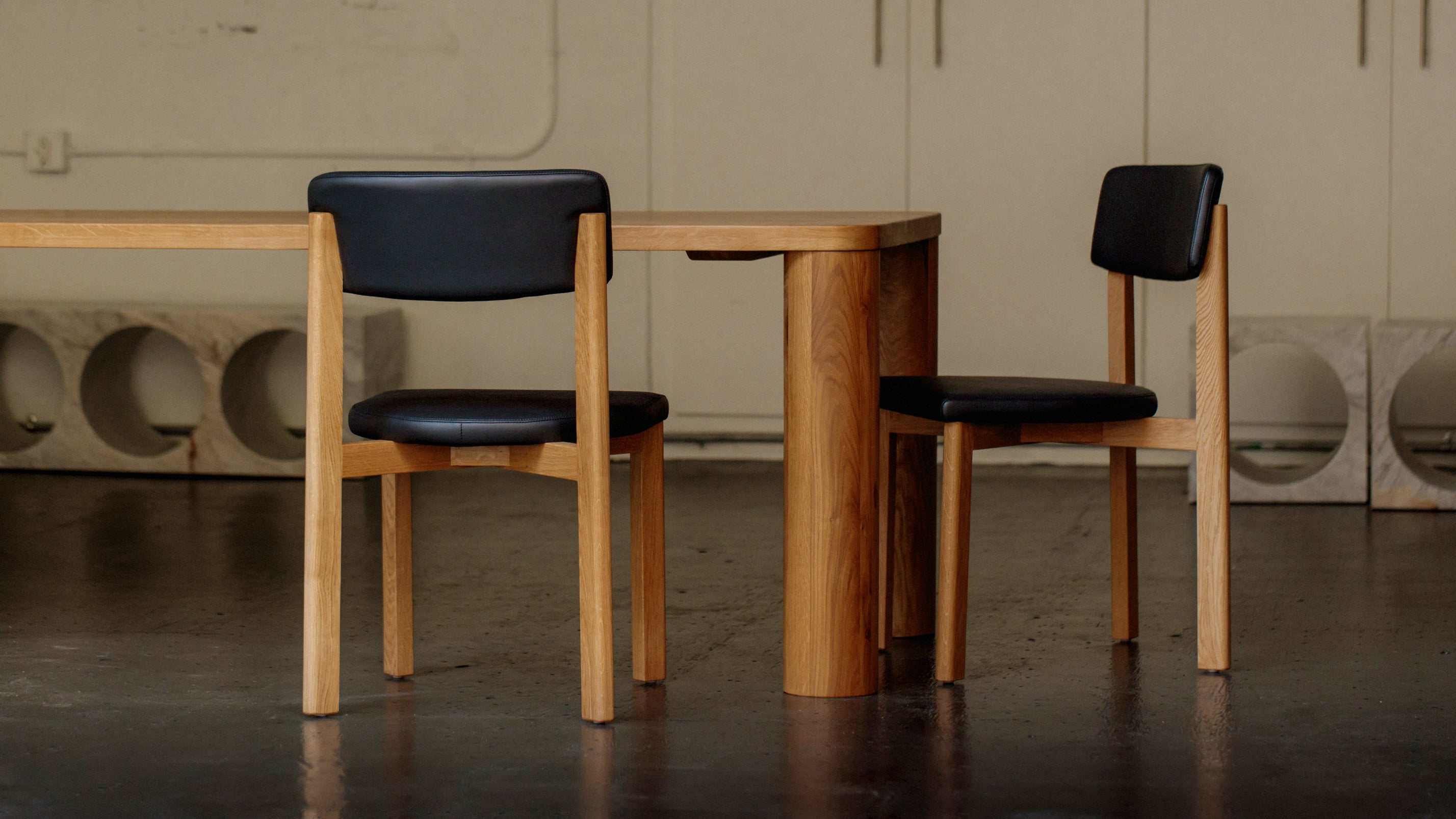 Frame Dining Chair, Oak, Caviar - Image 7