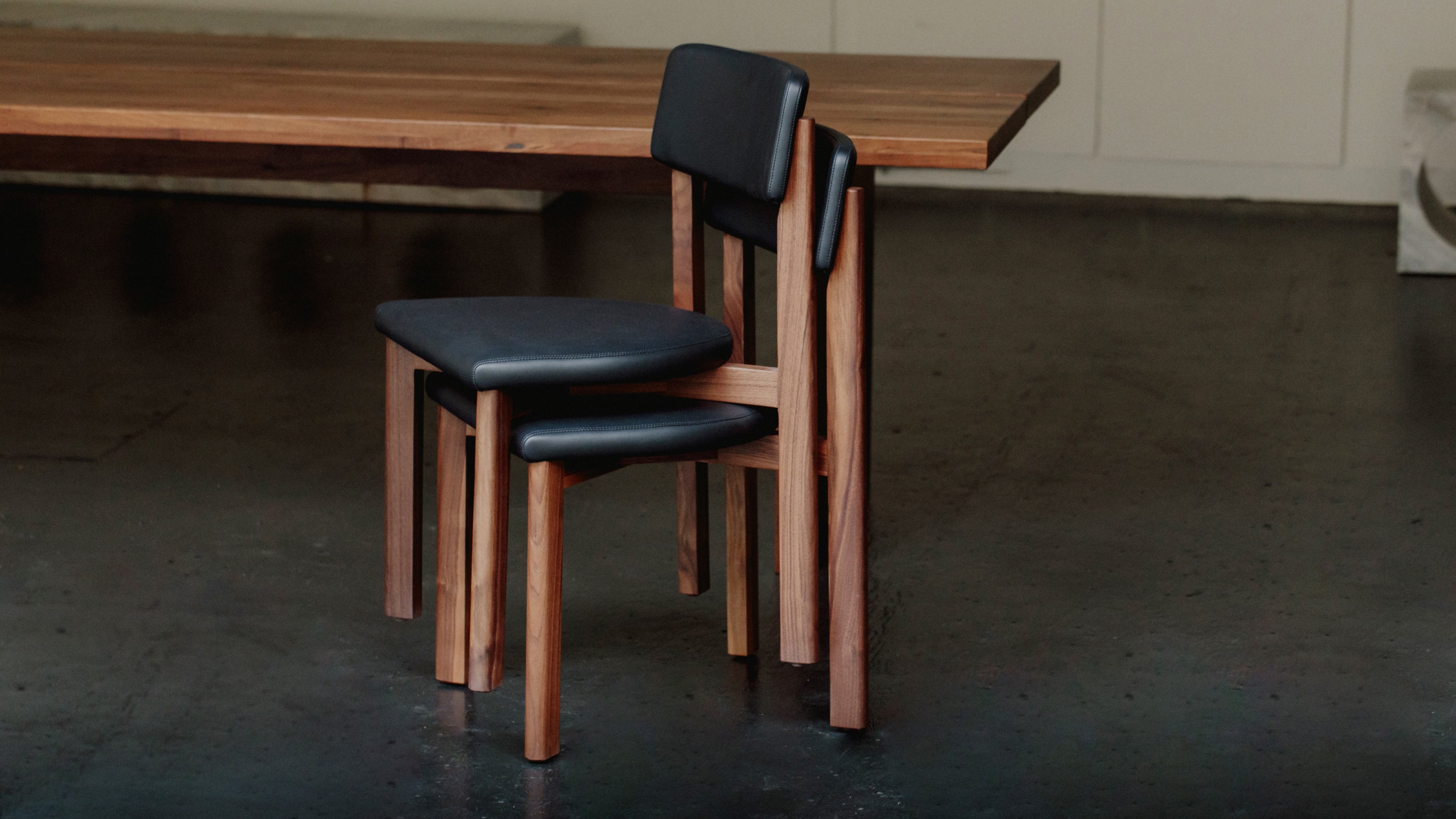 Frame Dining Chair, Walnut, Cocoa