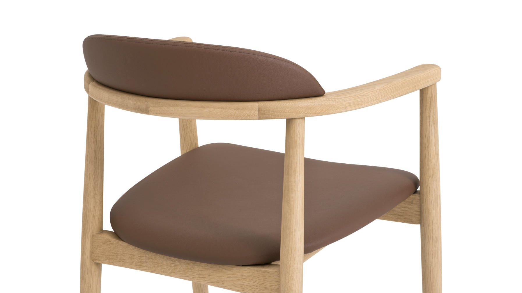 Count On Me Dining Chair, Oak, Brown Seat - Sundays CompanyDNC - SH - 007 - 057