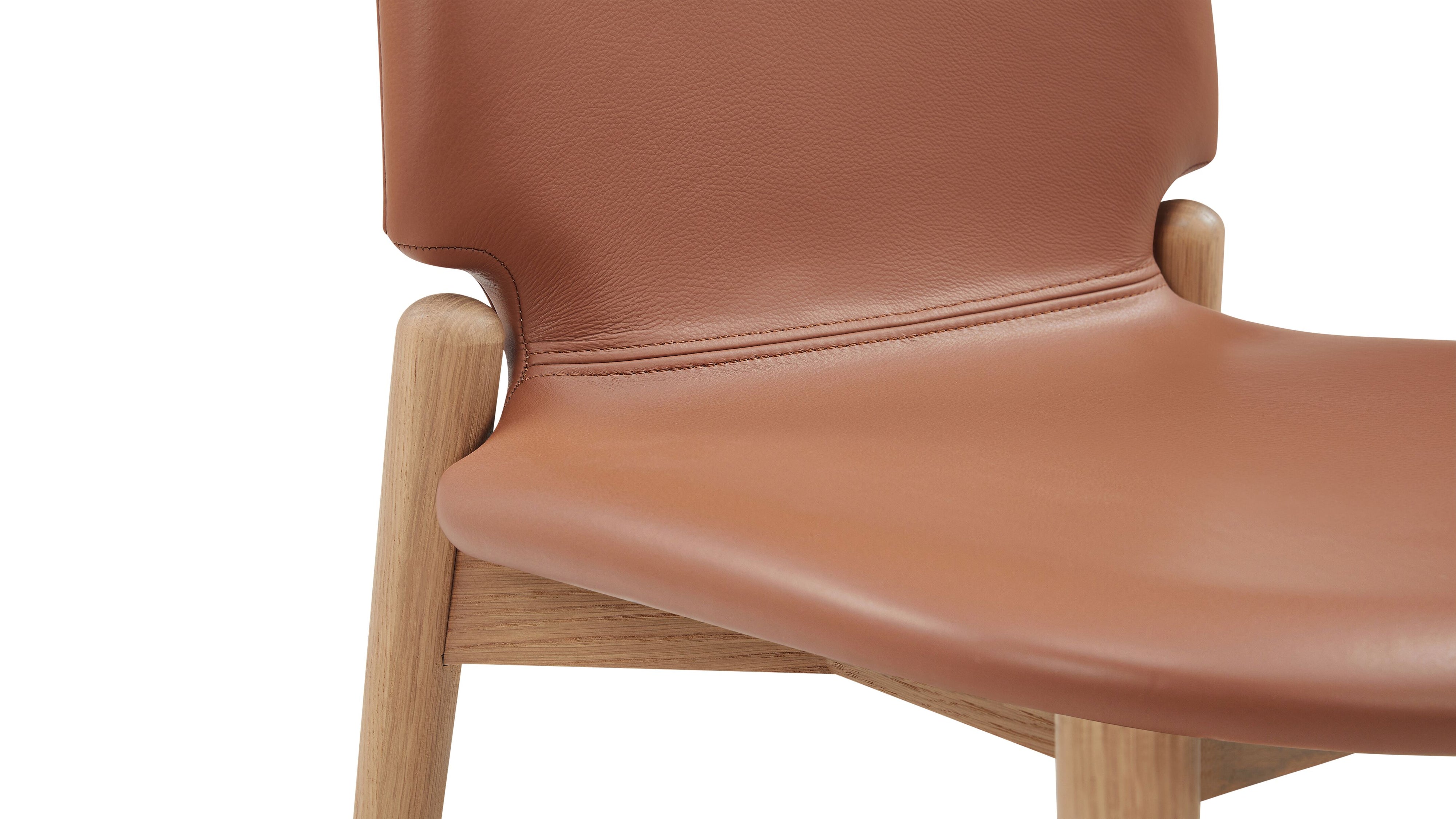 Dine In Dining Chair (Set Of Two), Oak/Pecan