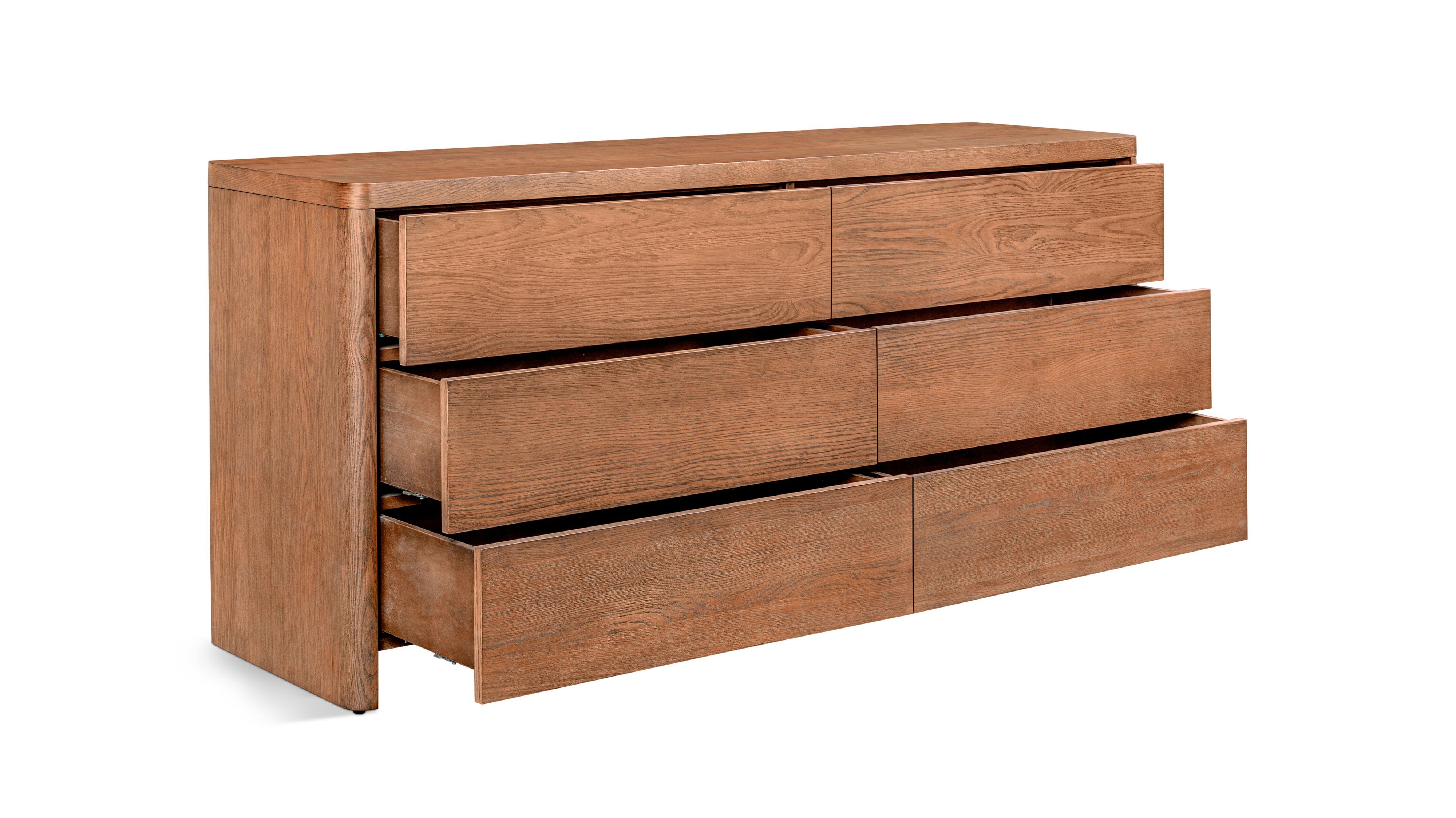Form Dresser, Stained Walnut