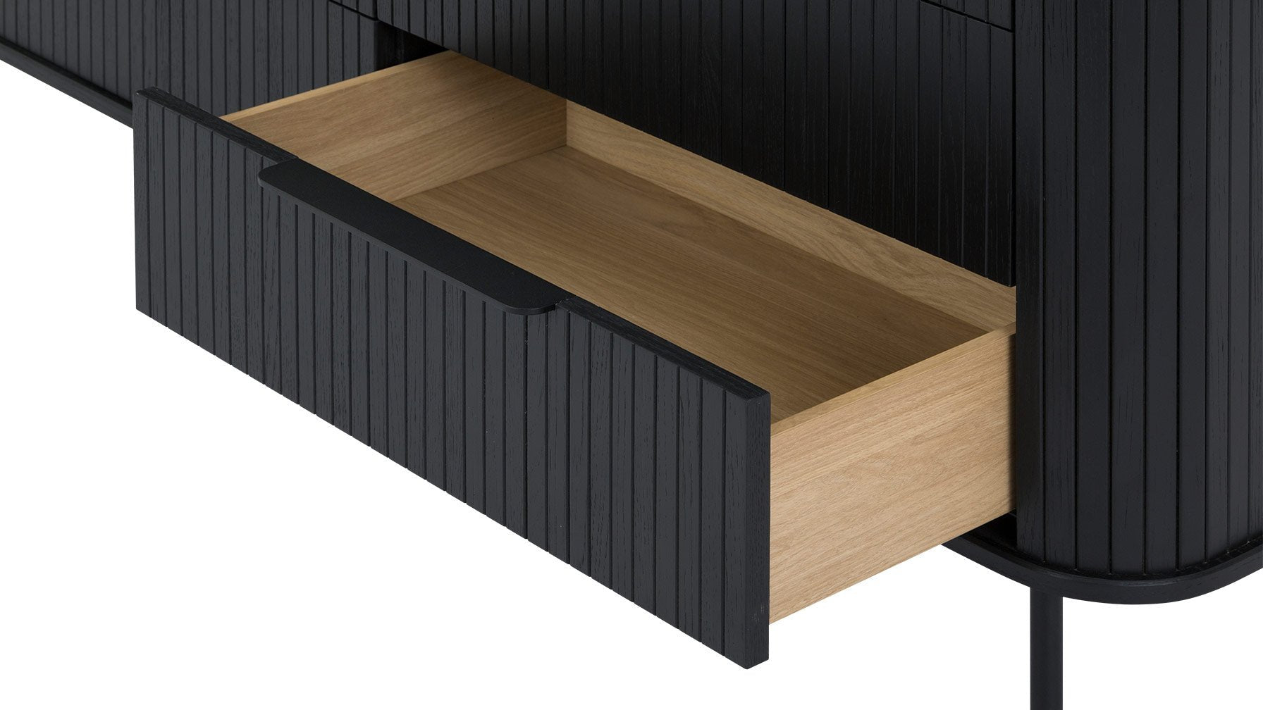 Easy Edge Double Dresser, Black Oak - Image 10