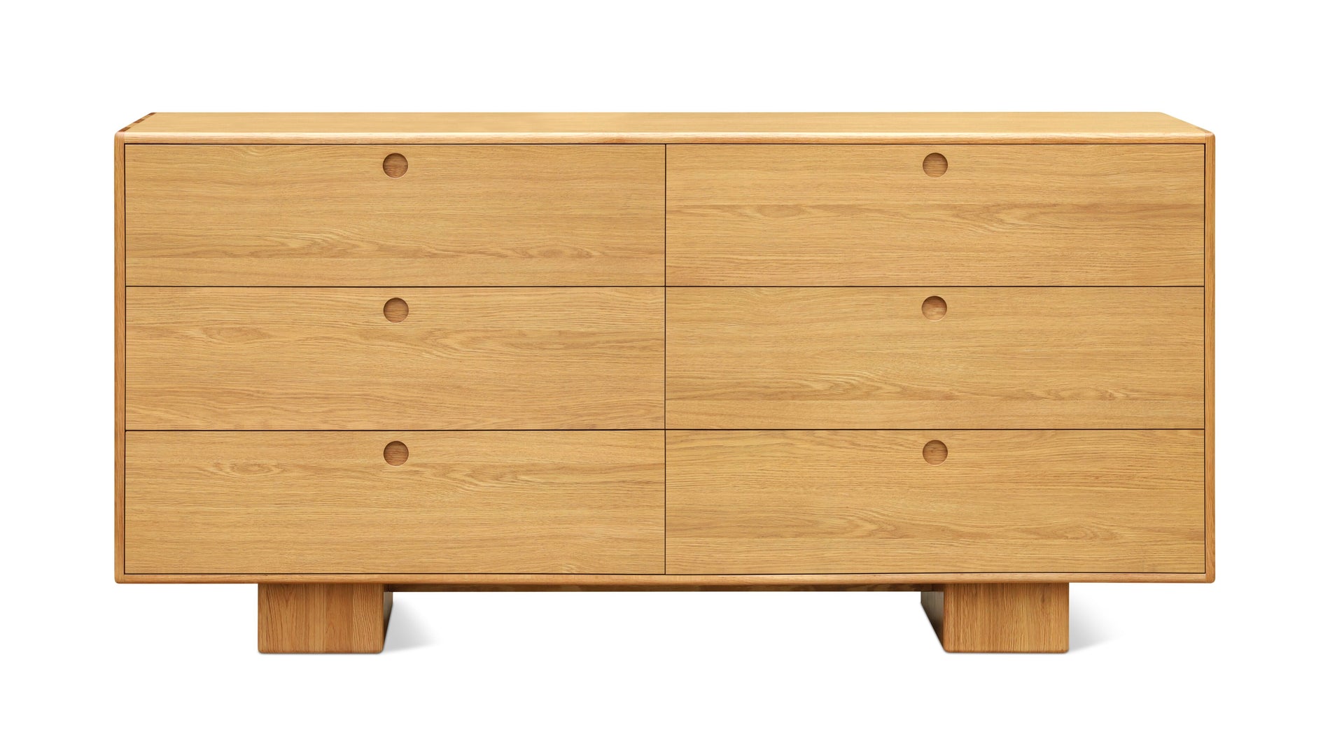 Square Up Double Dresser, Oak_image