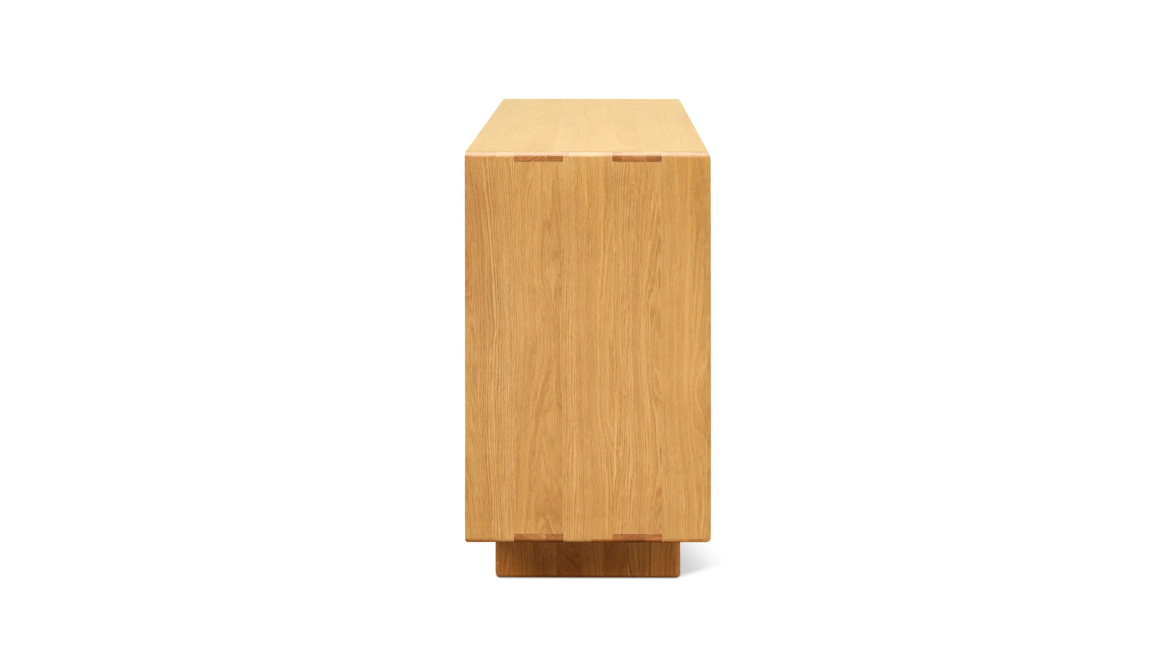 Square Up Double Dresser, Oak