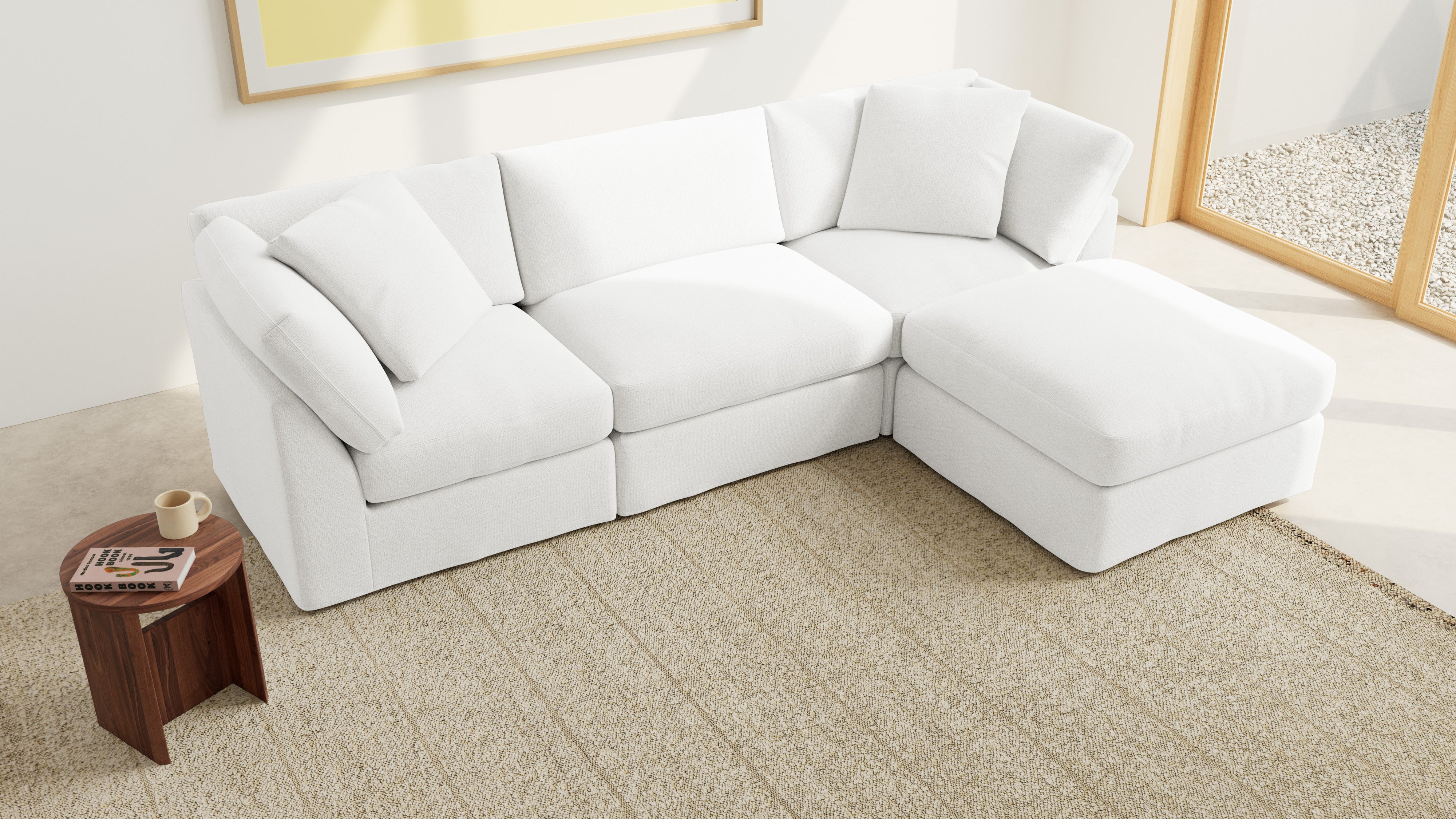Get Together™ 4-Piece Modular Sectional, Standard, Sea Salt