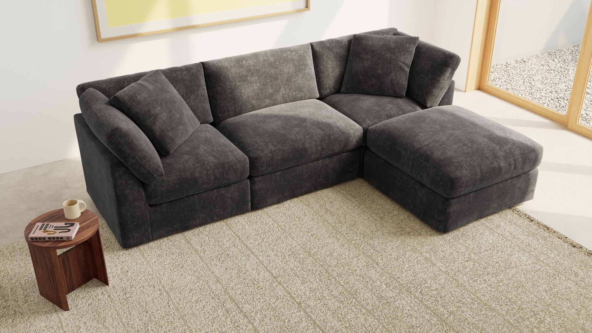 Get Together™ 4-Piece Modular Sectional, Standard, Truffle_image