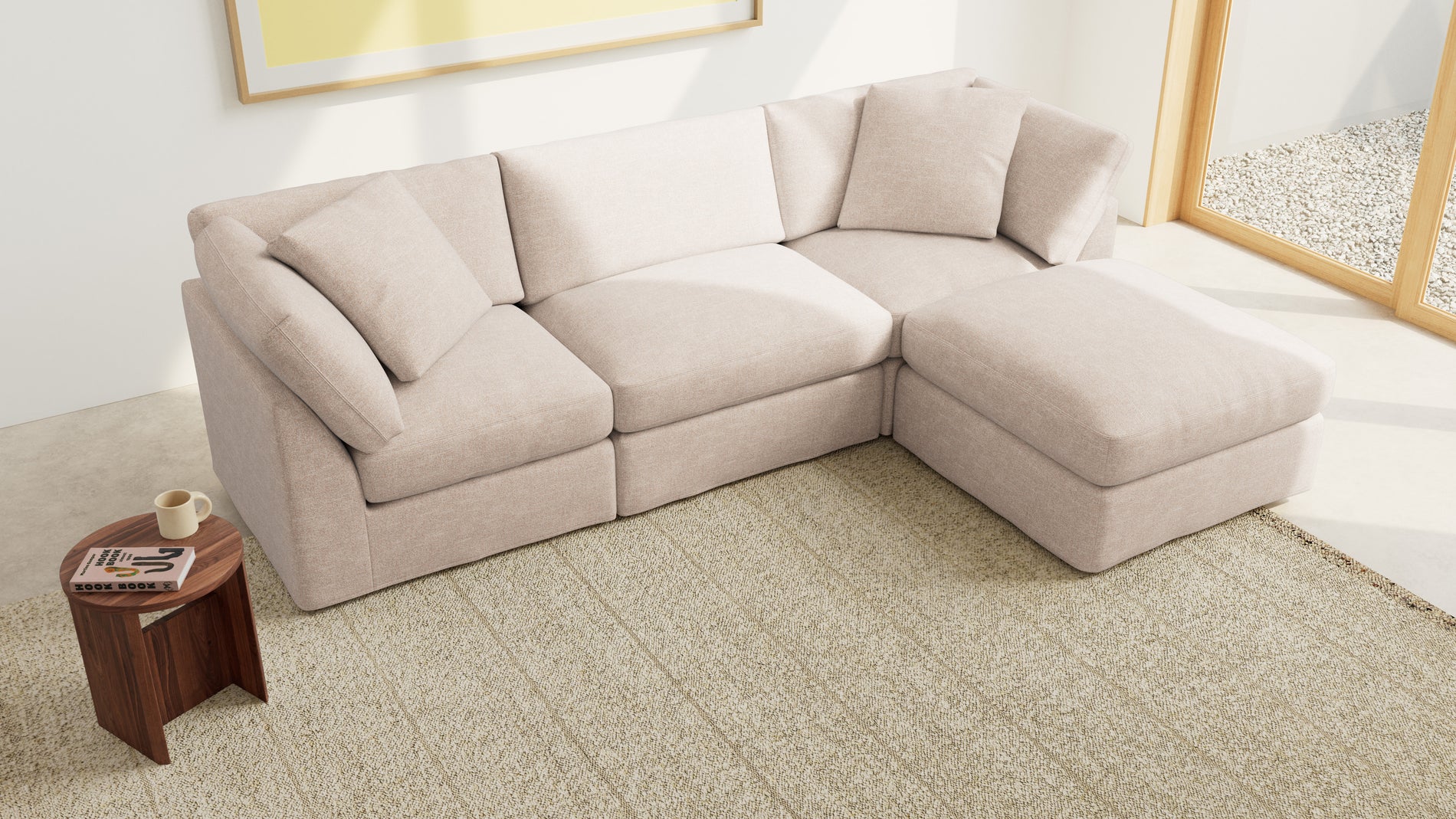 Get Together™ 4-Piece Modular Sectional, Standard, Sunbeam_image