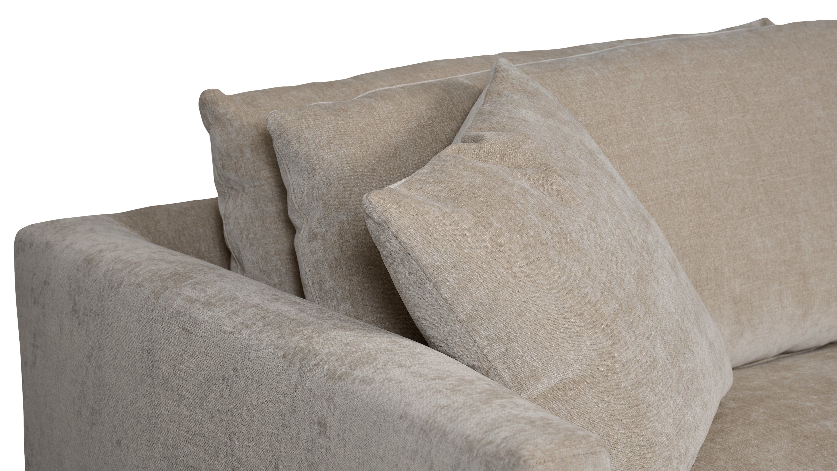 Soft Spot Left Arm Corner Chair, Cashew - Image 7