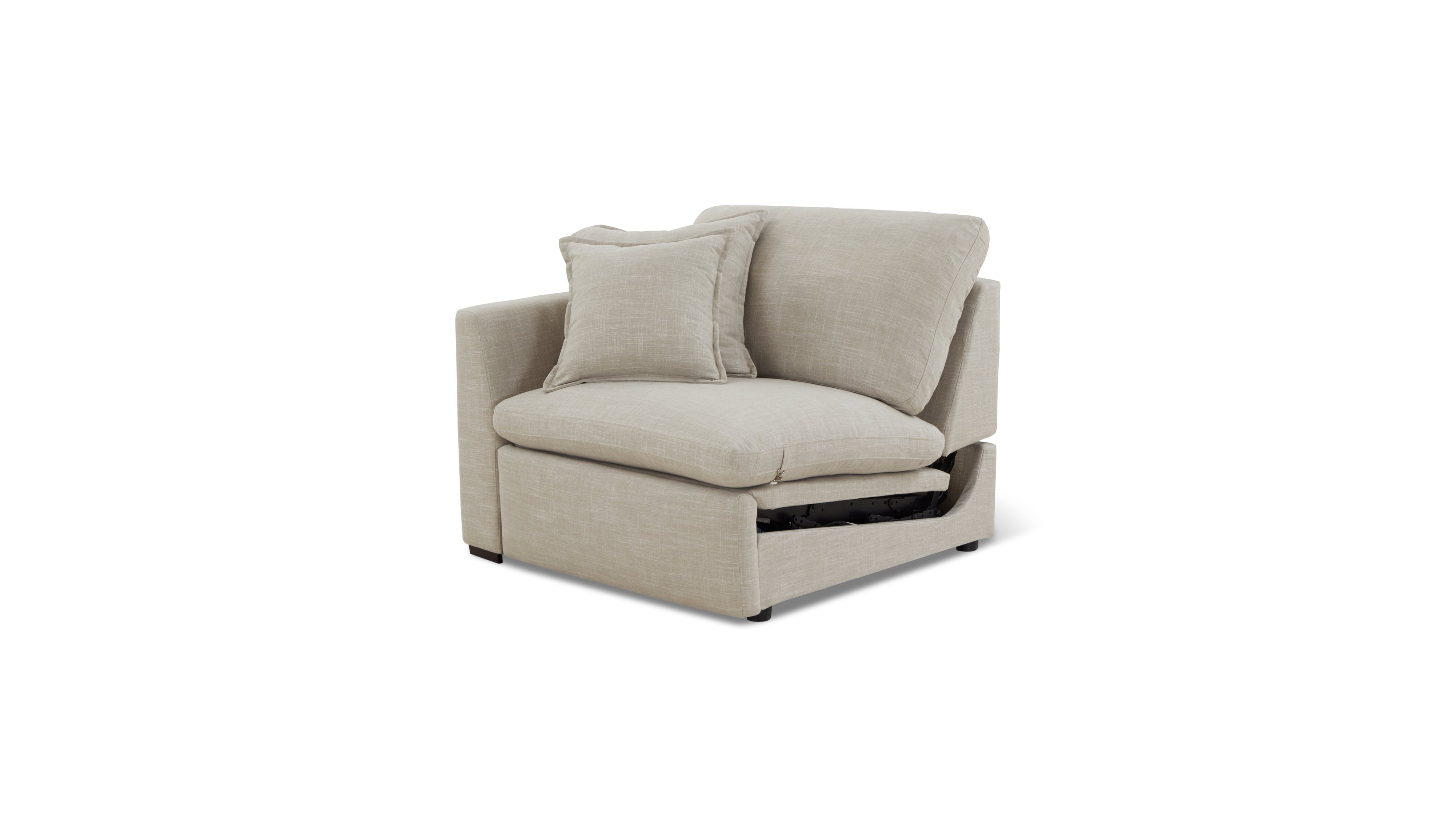 Lift Off Power Recliner Left Arm, Light Pebble - Image 9