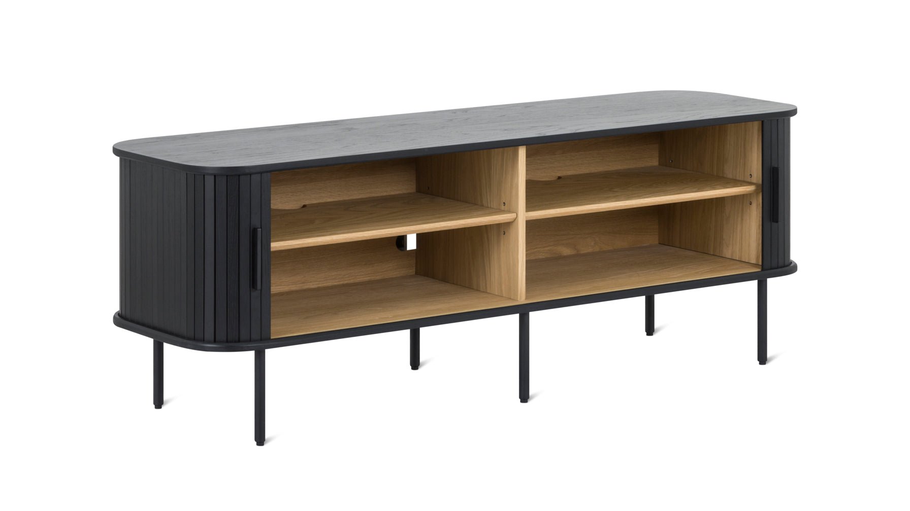 Easy Edge Media Unit, Black Oak - Image 10