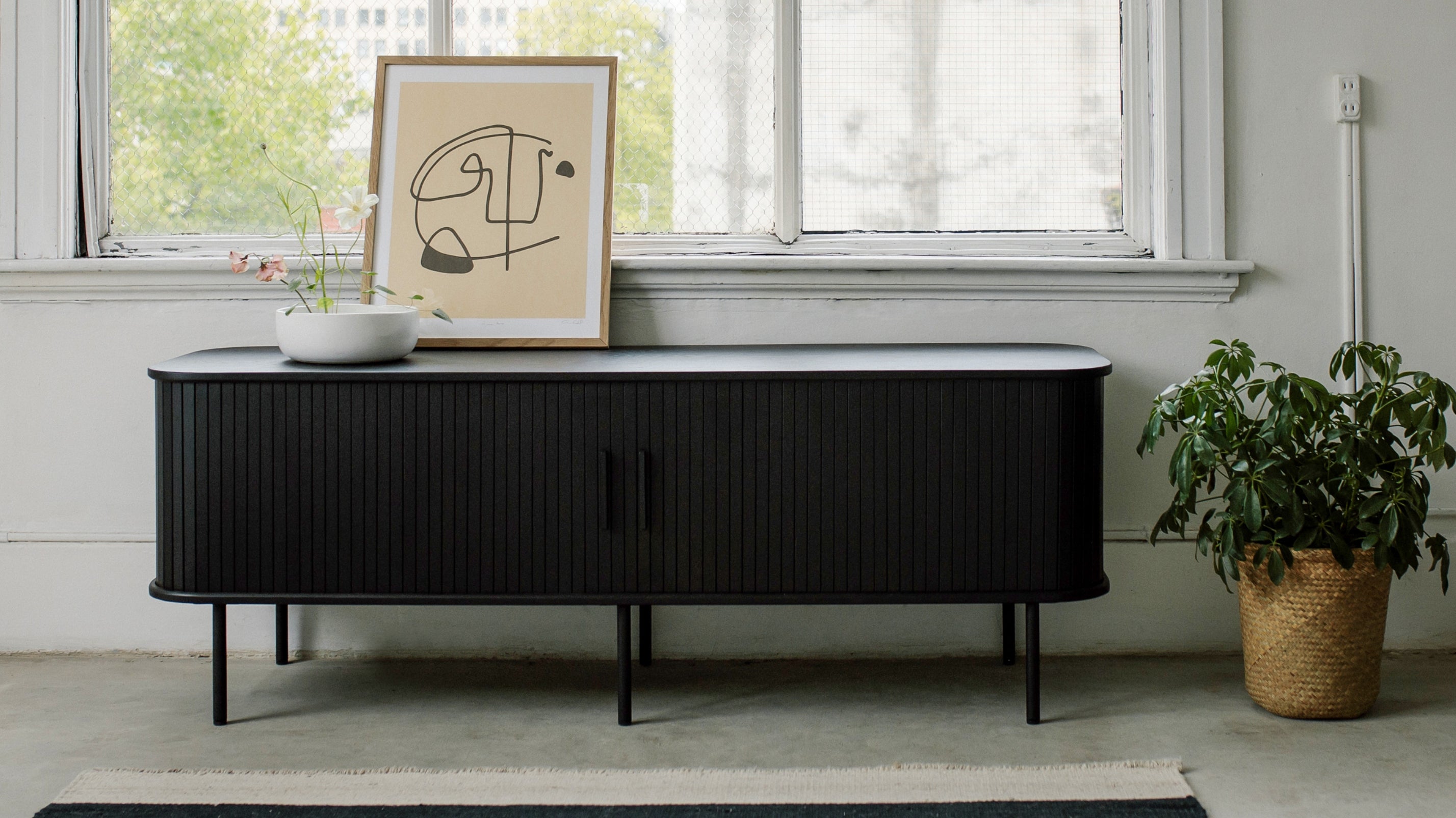 Easy Edge Media Unit, Black Oak - Image 3