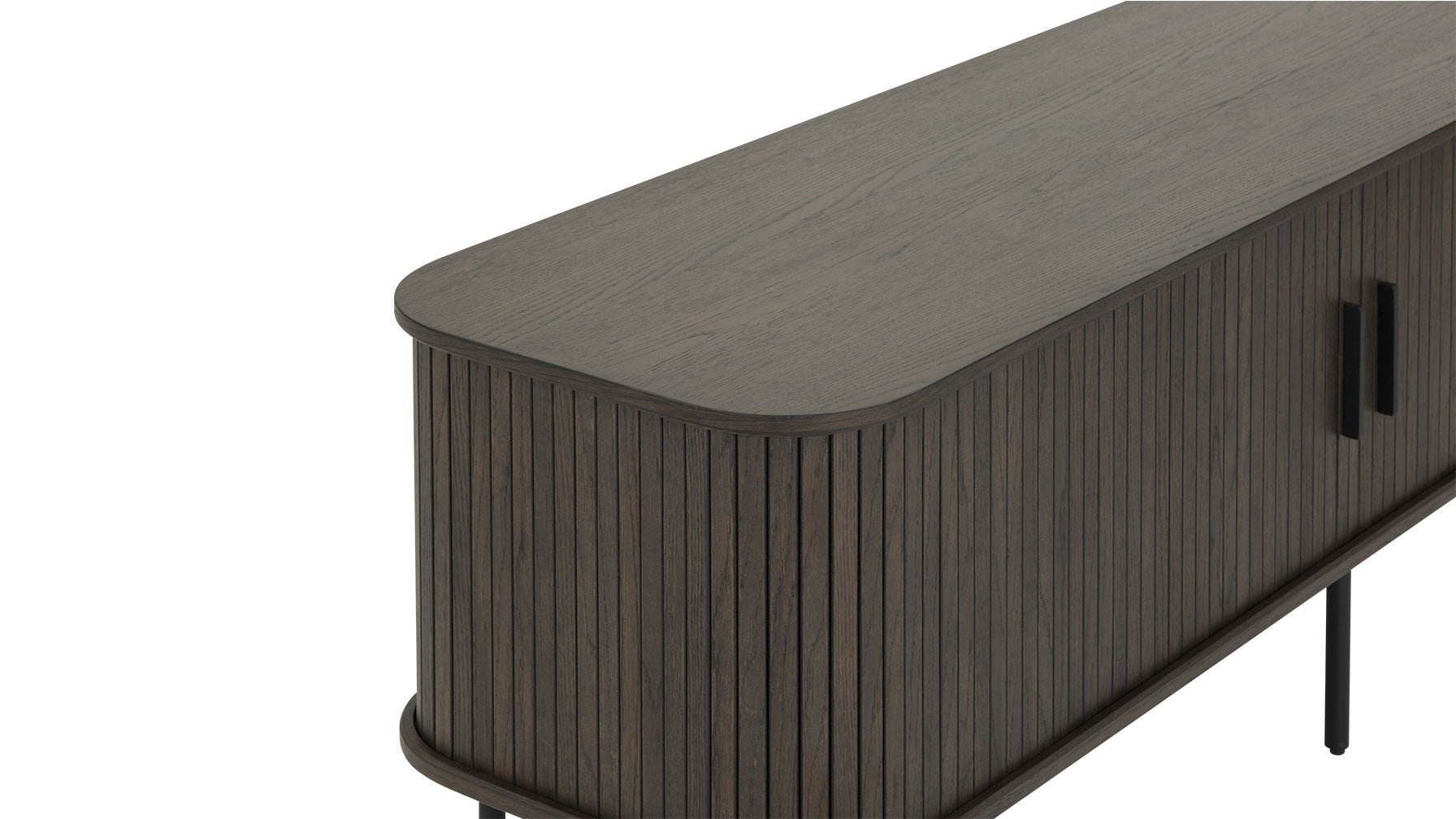 Easy Edge Media Unit, Brown Oak - Image 7