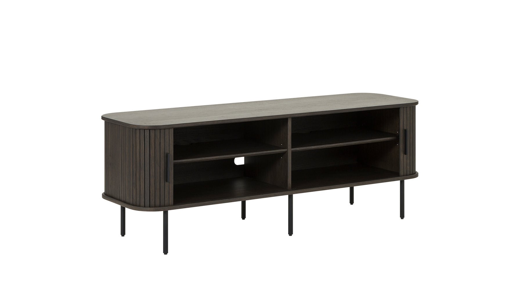 Easy Edge Media Unit, Brown Oak - Image 9