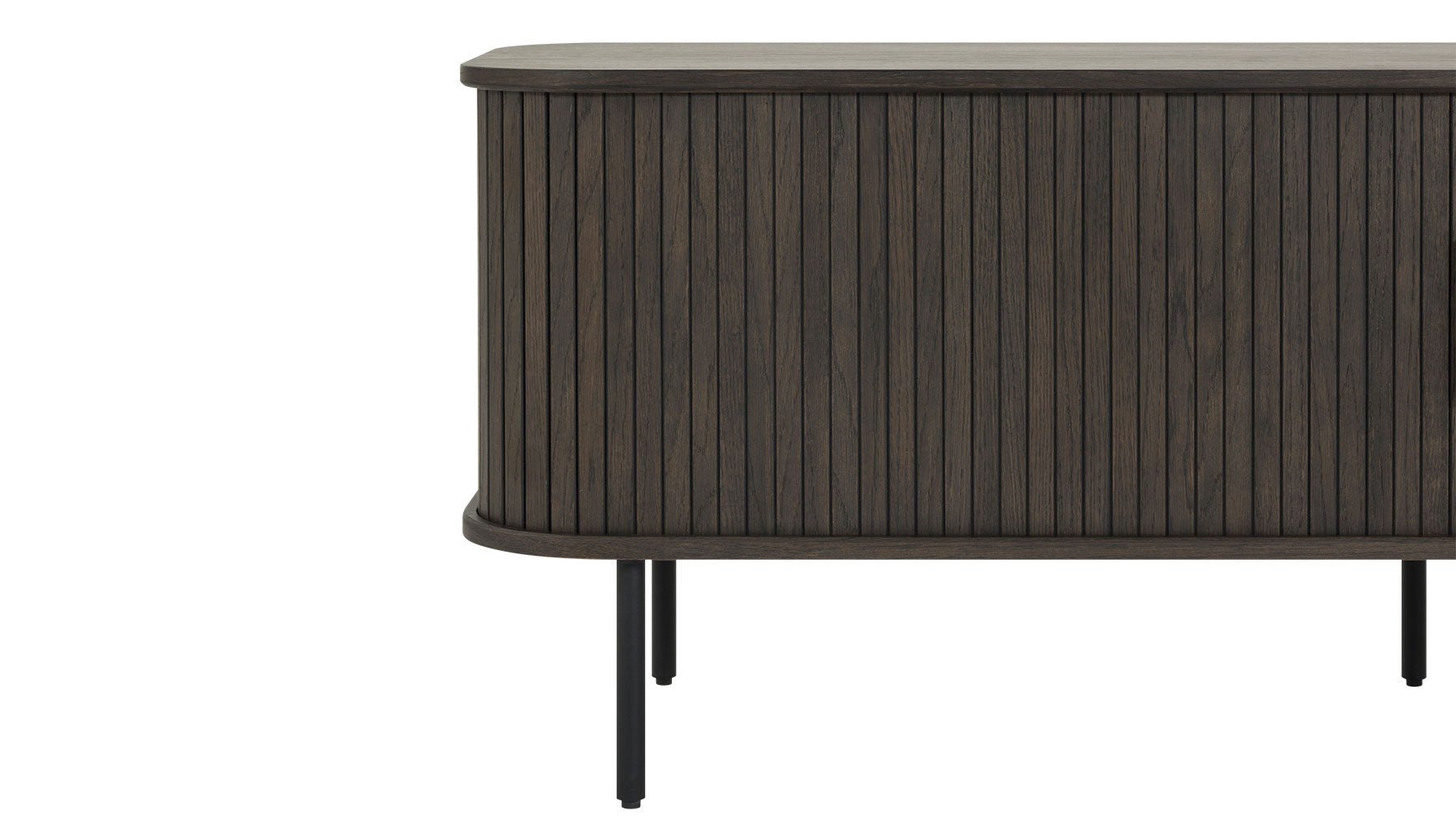 Easy Edge Media Unit, Brown Oak - Image 10