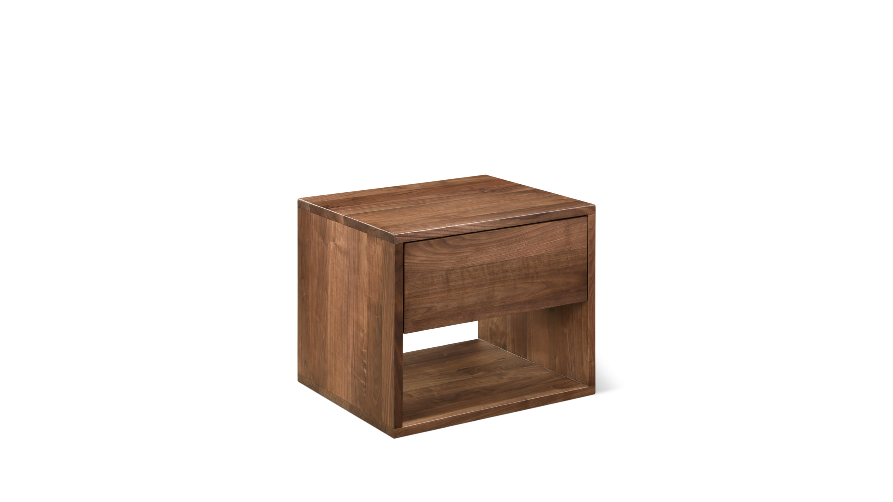 Rest Easy Nightstand With Drawer, Walnut - Image 1