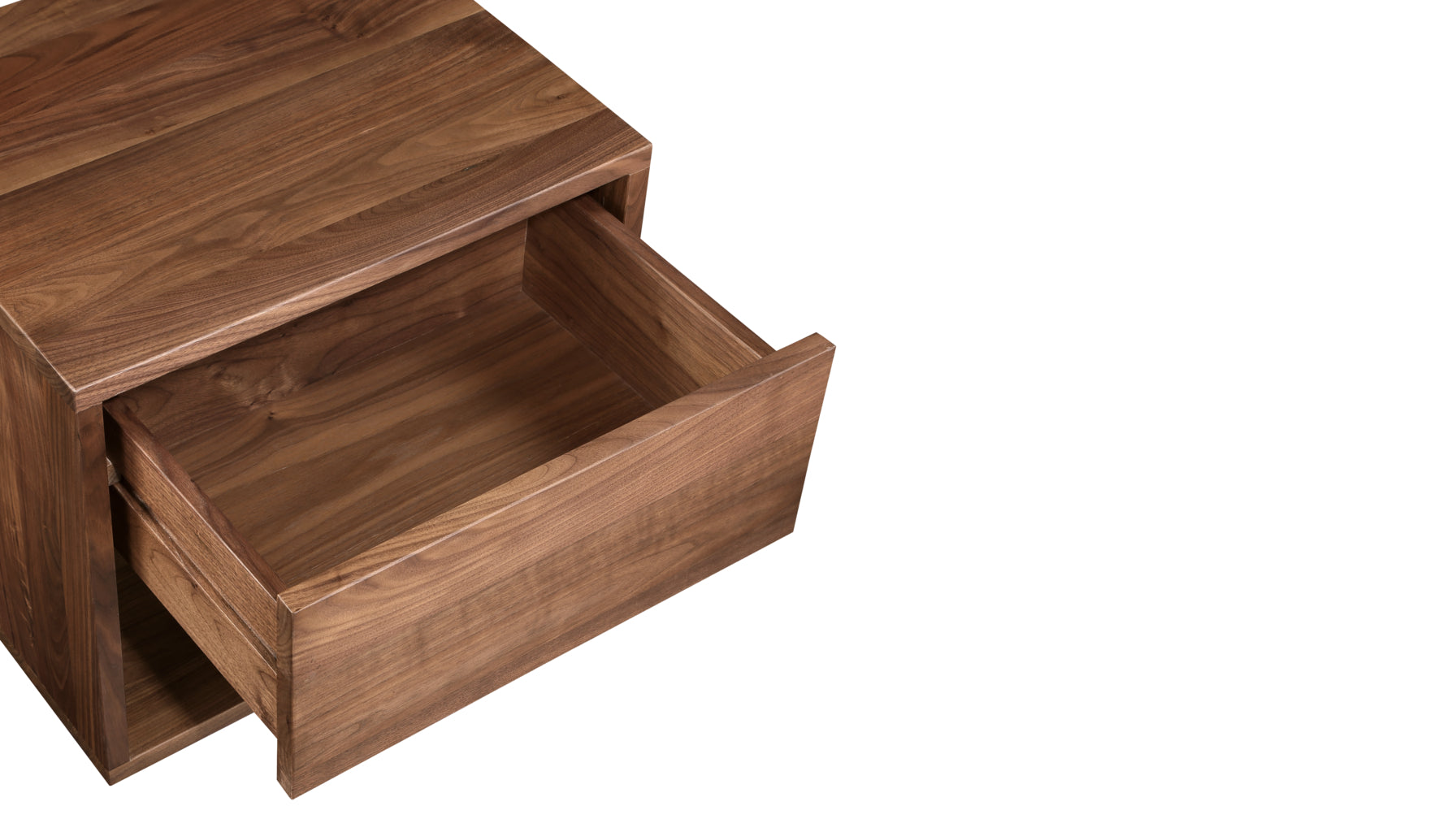 Rest Easy Nightstand With Drawer, Walnut
