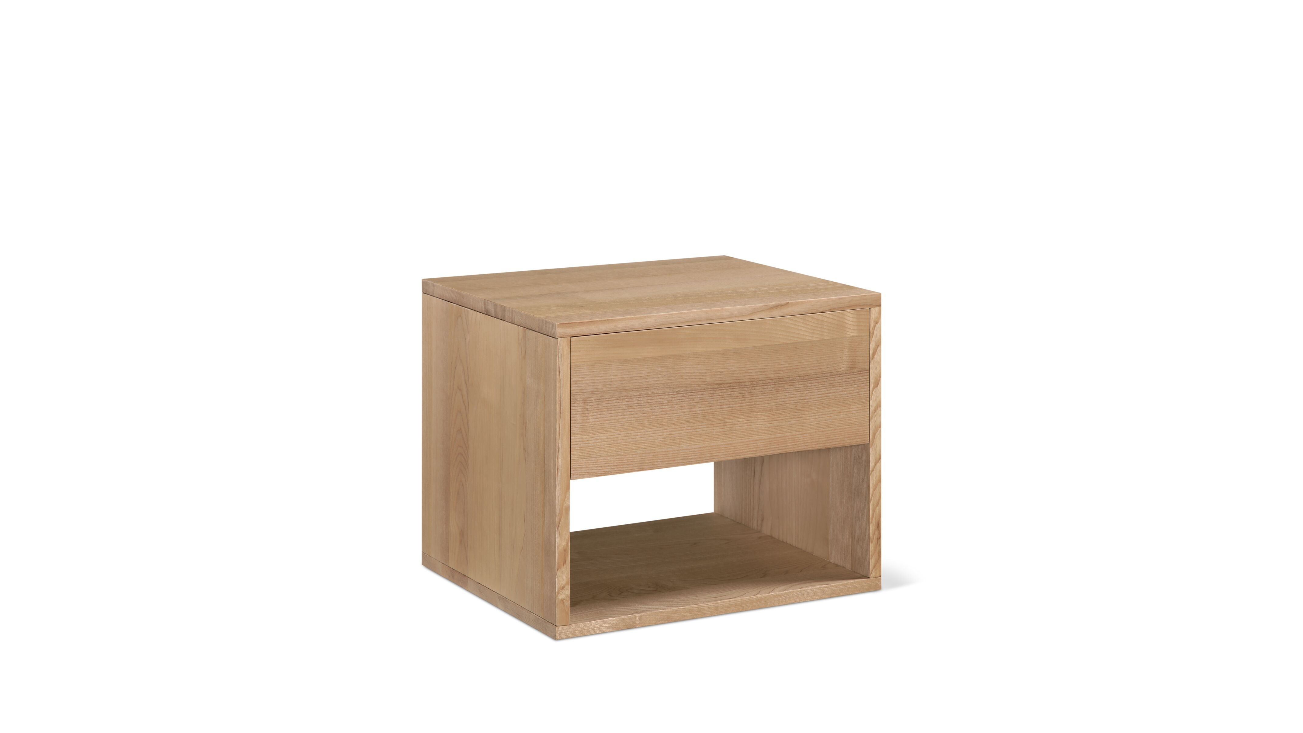 Rest Easy Nightstand With Drawer, Tall, Oak - Sundays Company Canada