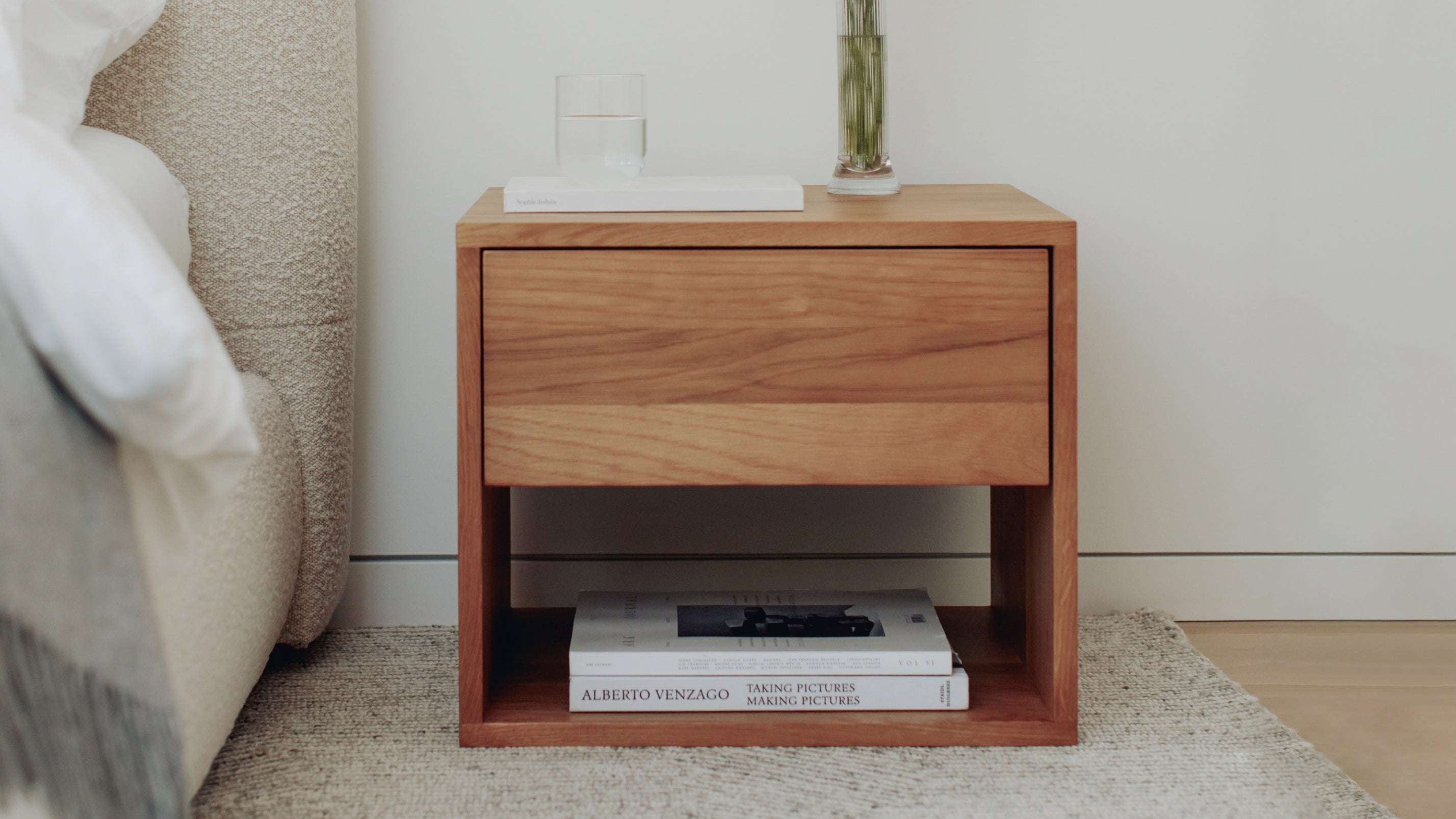 Rest Easy Nightstand With Drawer, Oak - Image 9