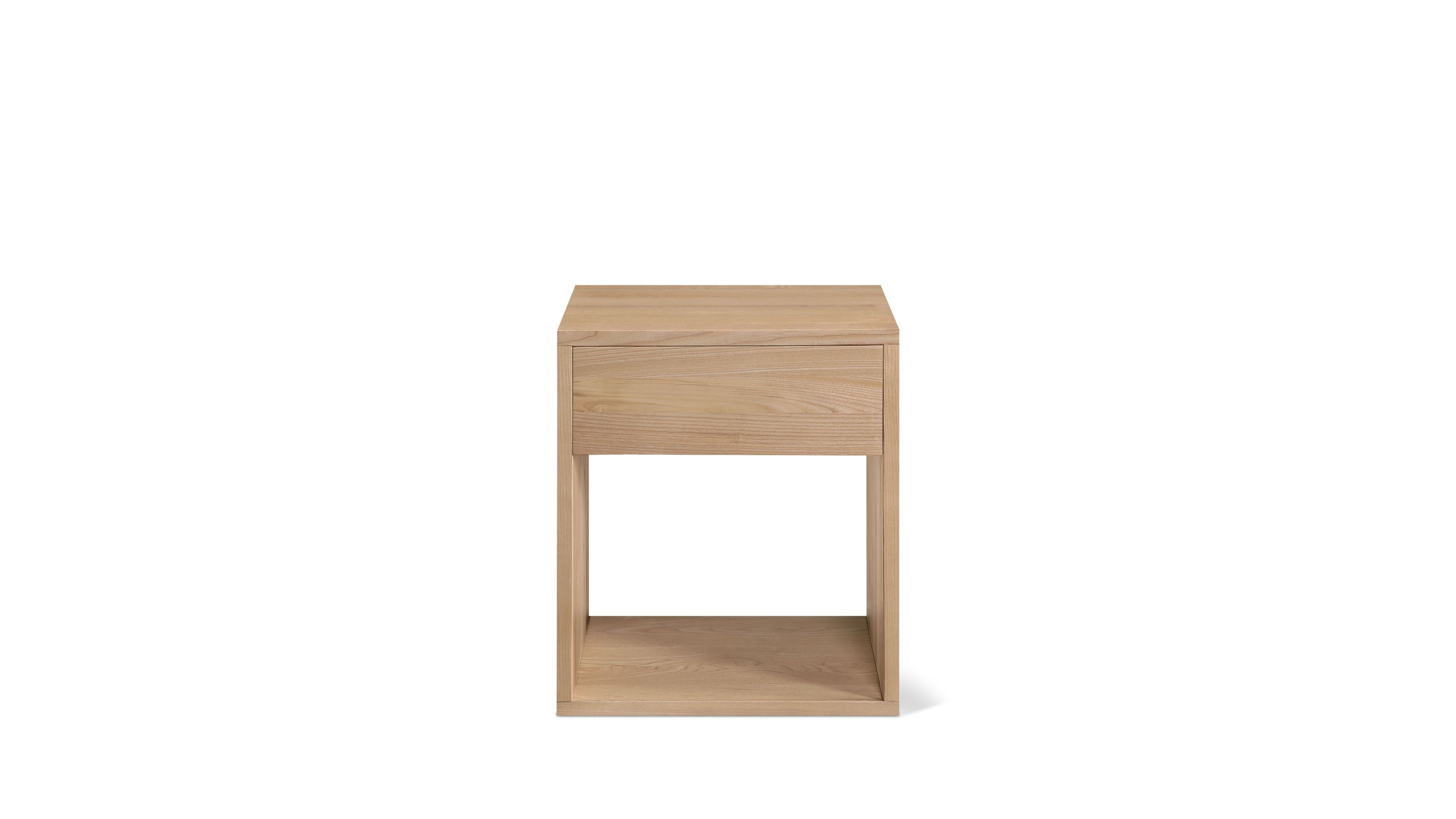 Rest Easy Nightstand With Drawer, Tall, Ash