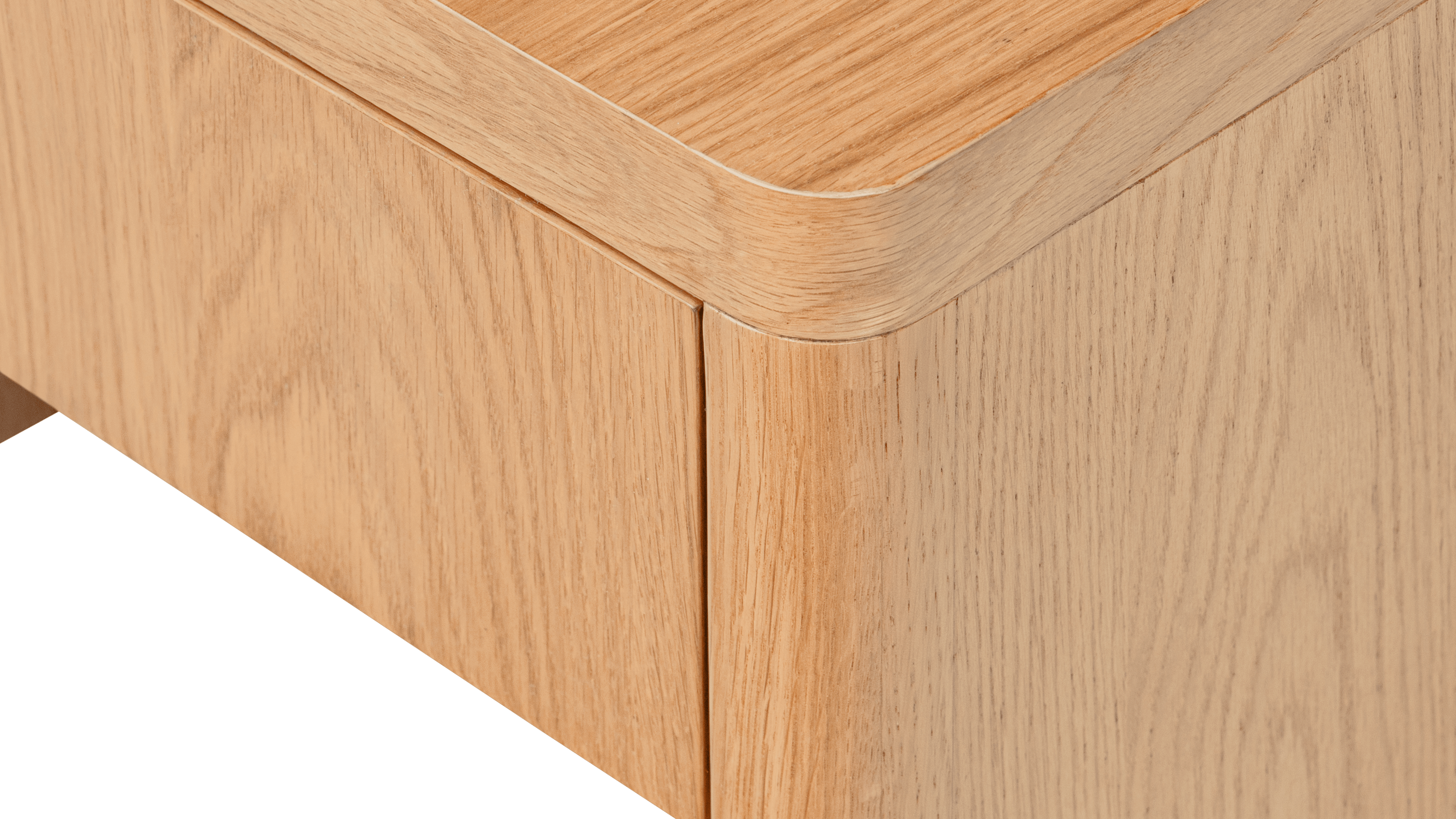 Form Nightstand With Drawer, White Oak - Image 7