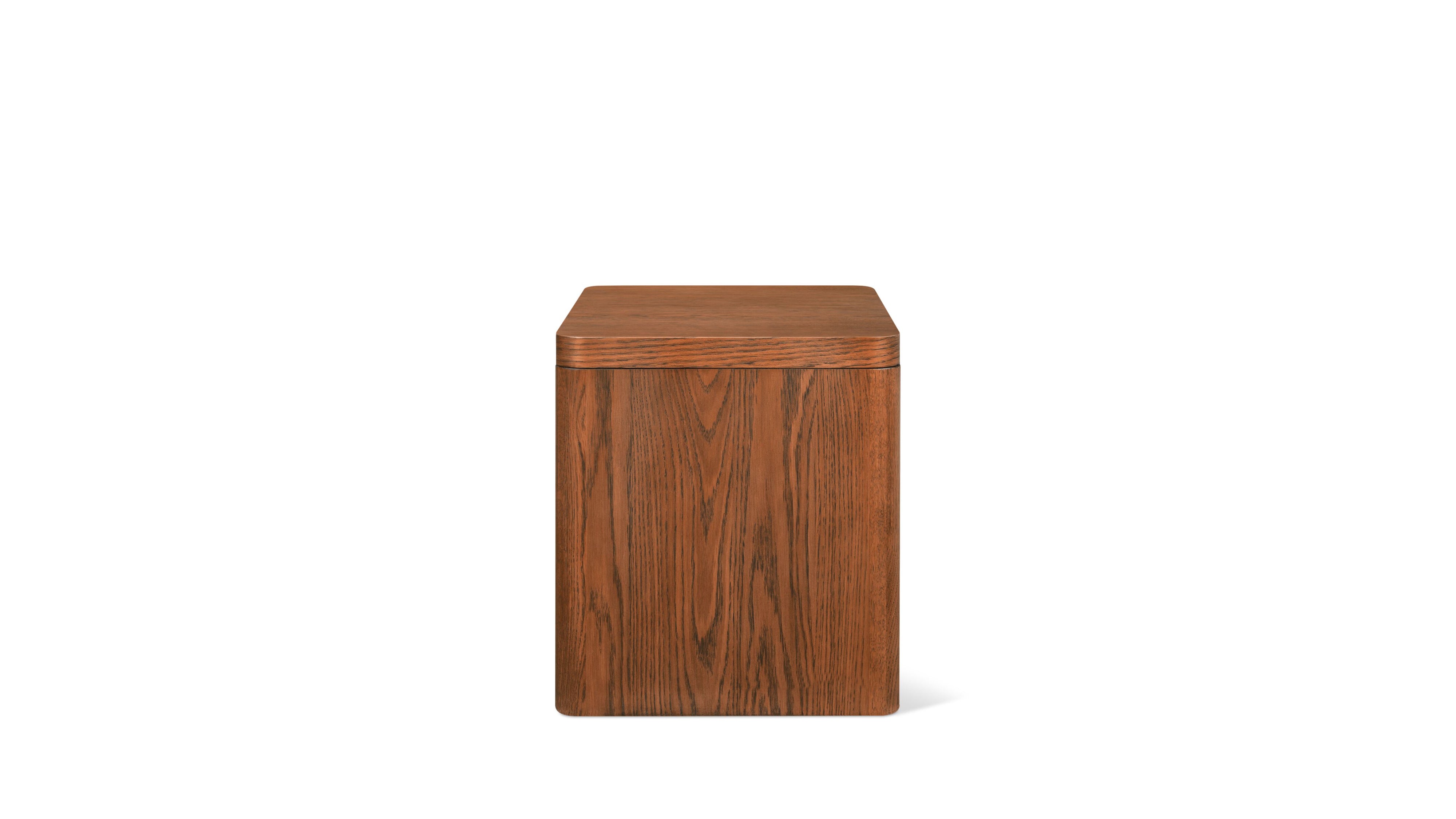 Form Nightstand, Stained Walnut