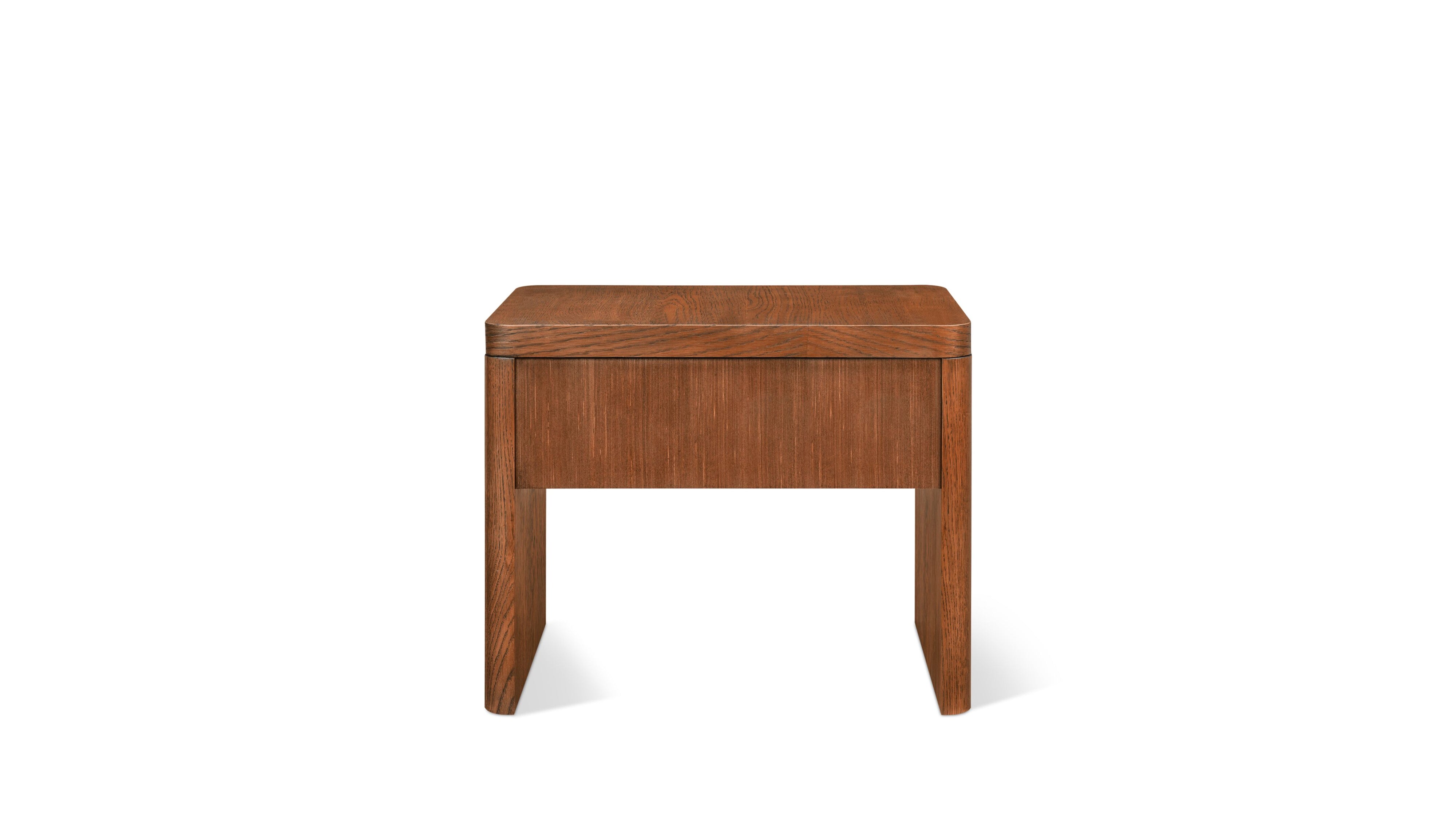 Form Nightstand, Stained Walnut