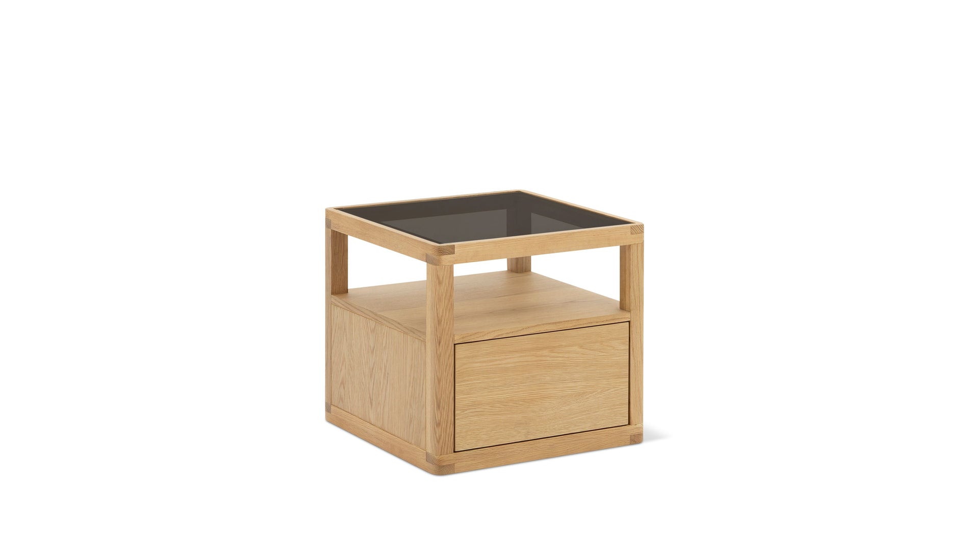 Glimpse Nightstand, White Oak_image