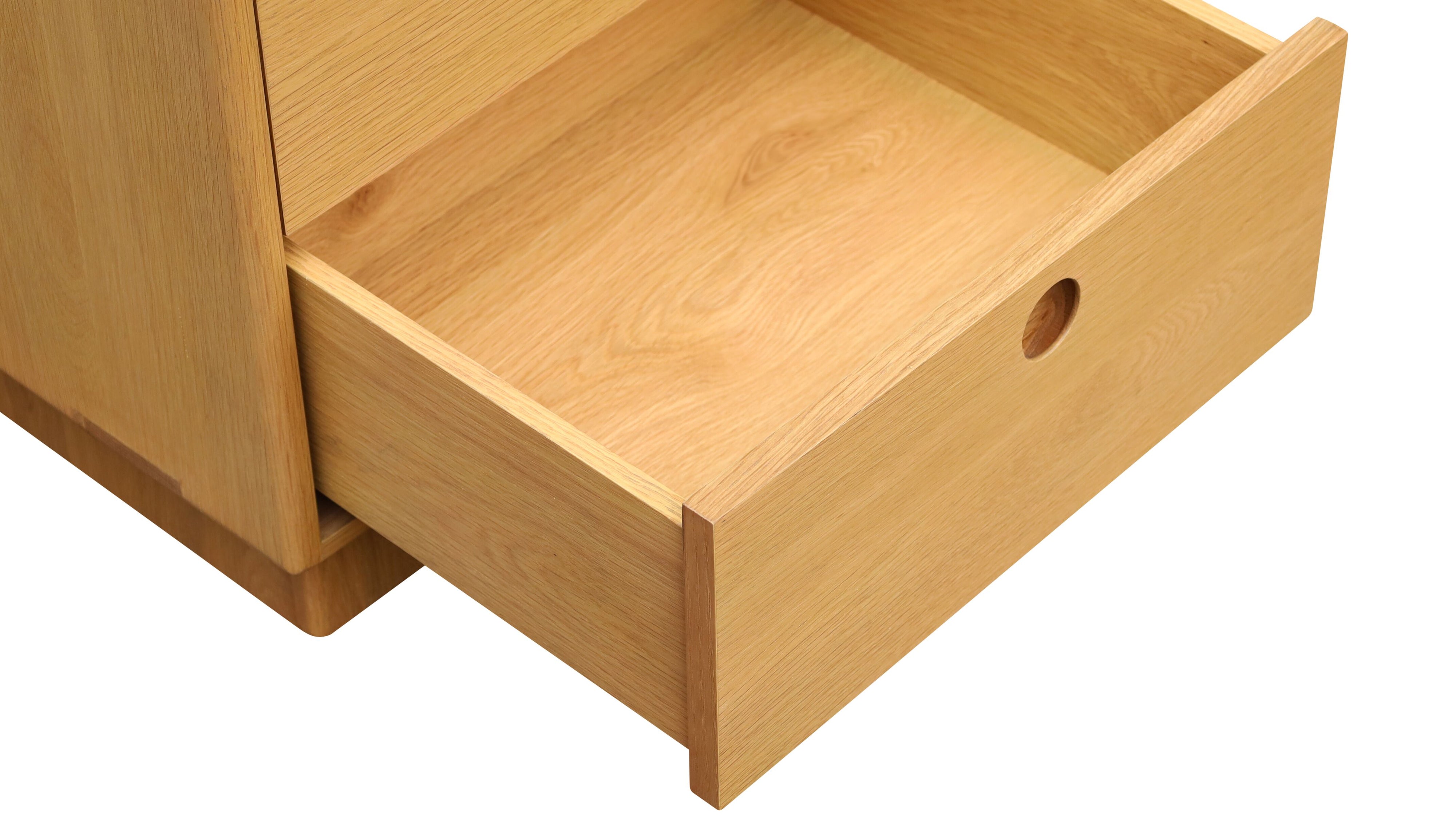 Square Up Nightstand, Oak