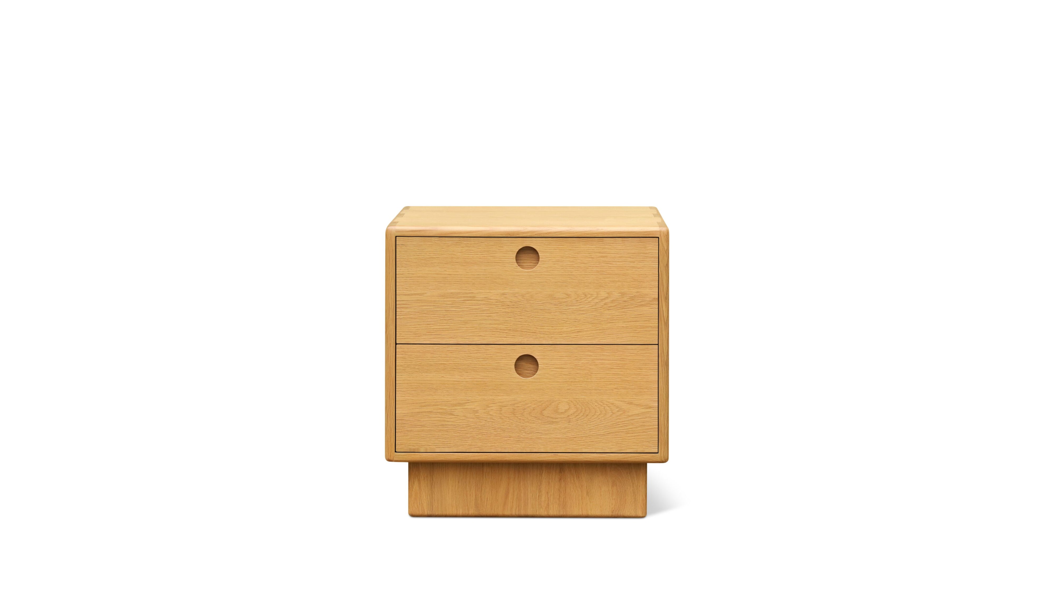 Square Up Nightstand, Oak
