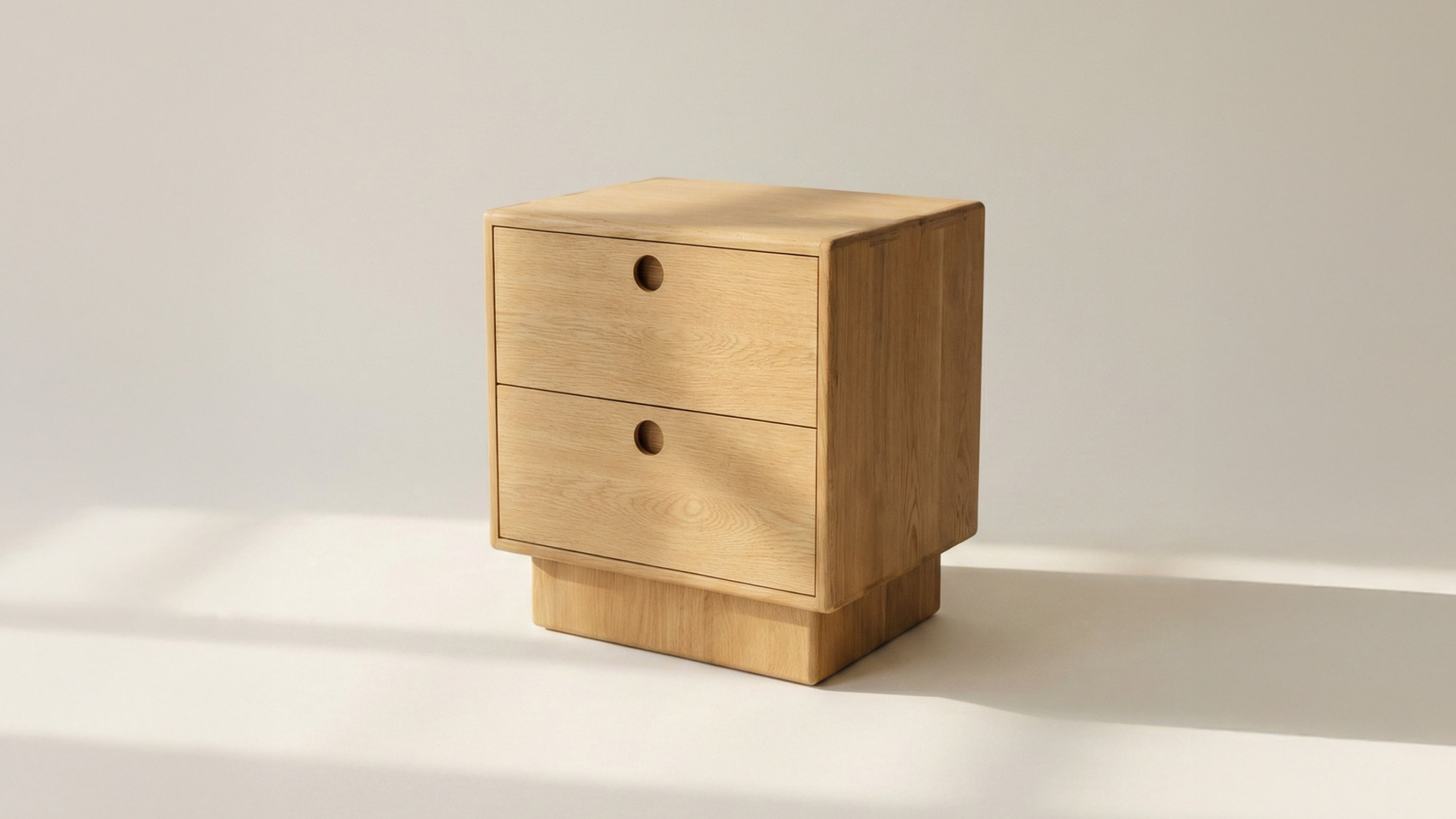 Square Up Nightstand, Oak