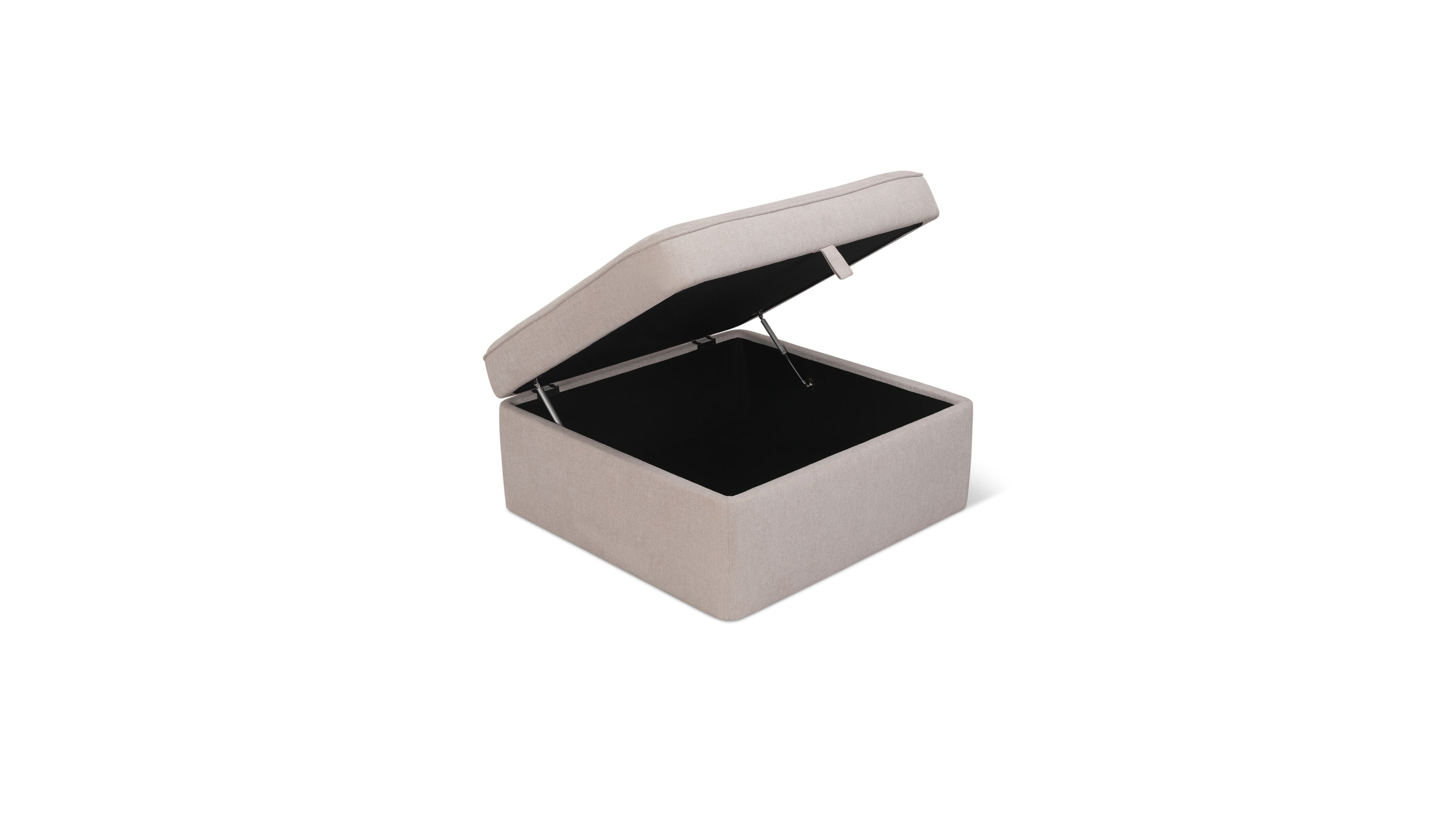 Pod Storage Ottoman, Large, Latte