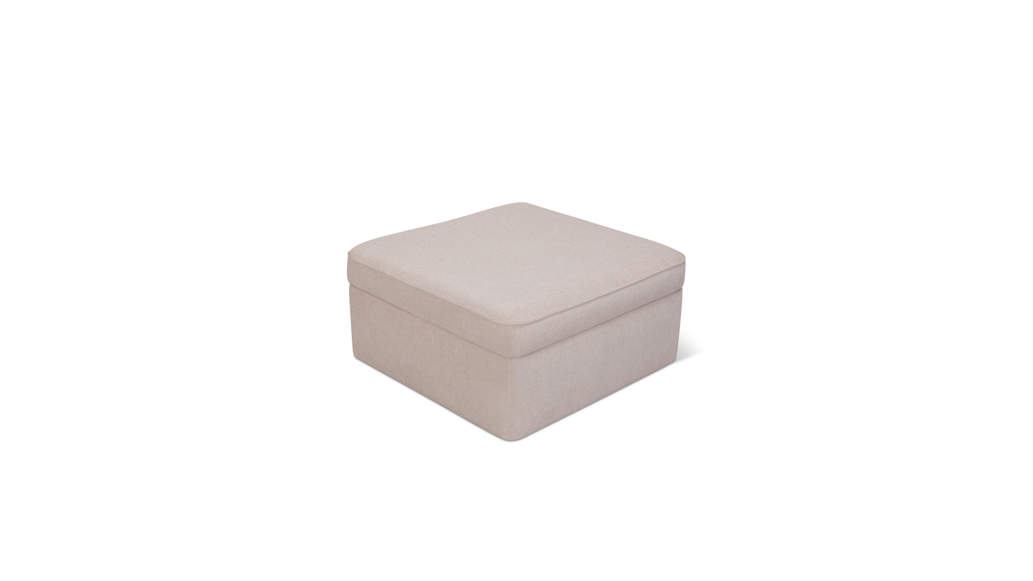 Pod Storage Ottoman, Large, Latte