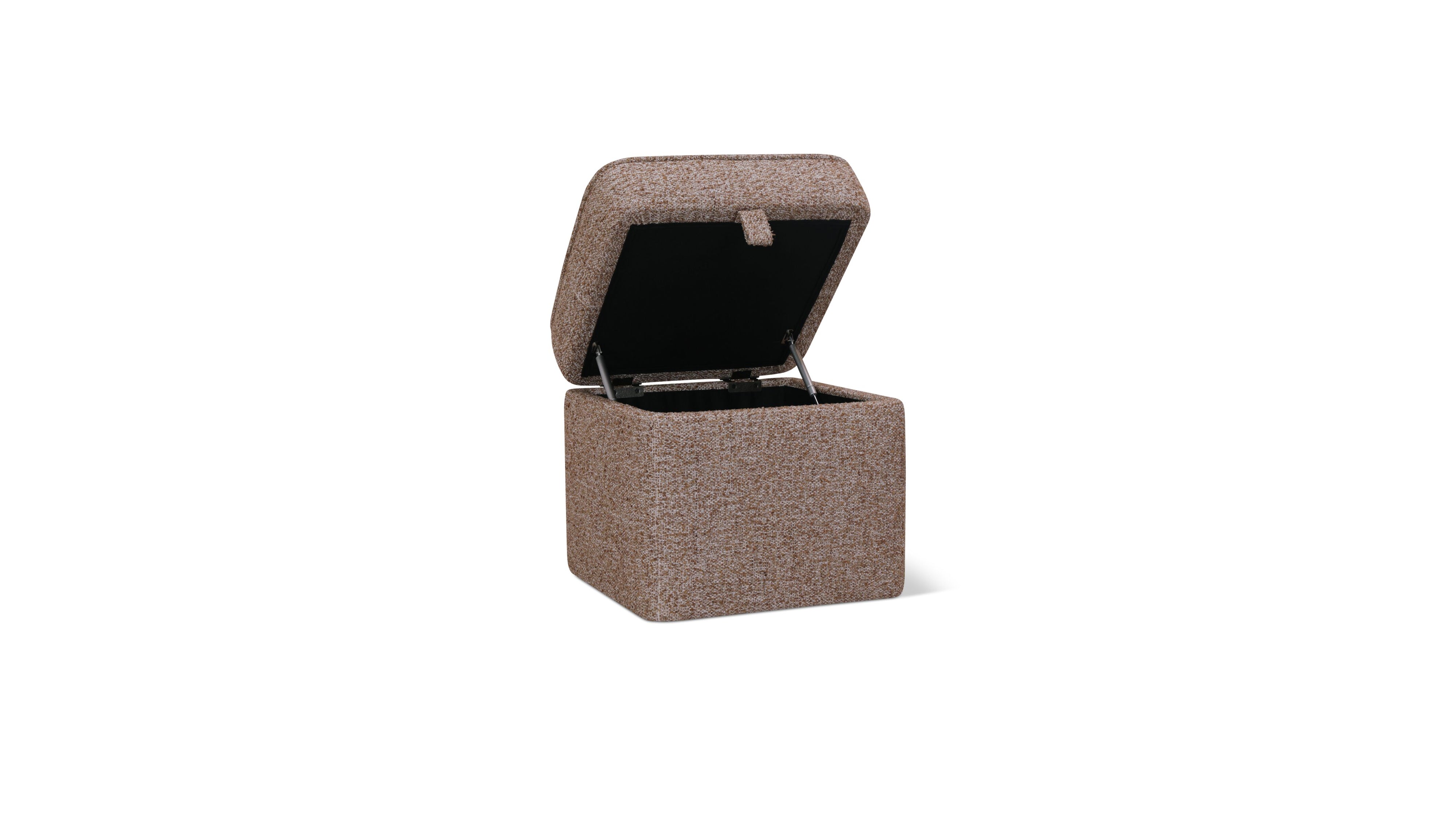 Pod Storage Ottoman, Small, Teddy