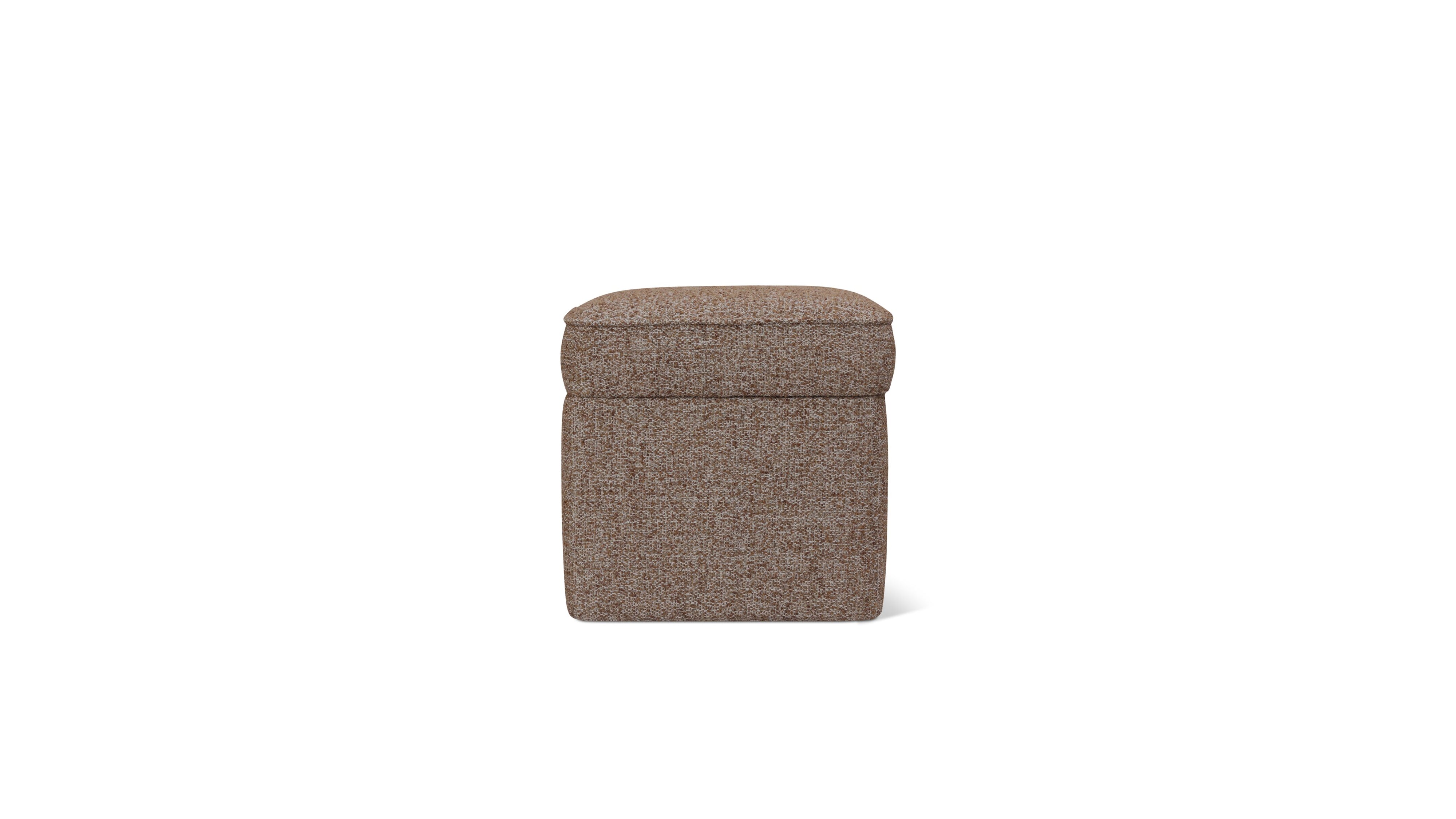 Pod Storage Ottoman, Small, Teddy