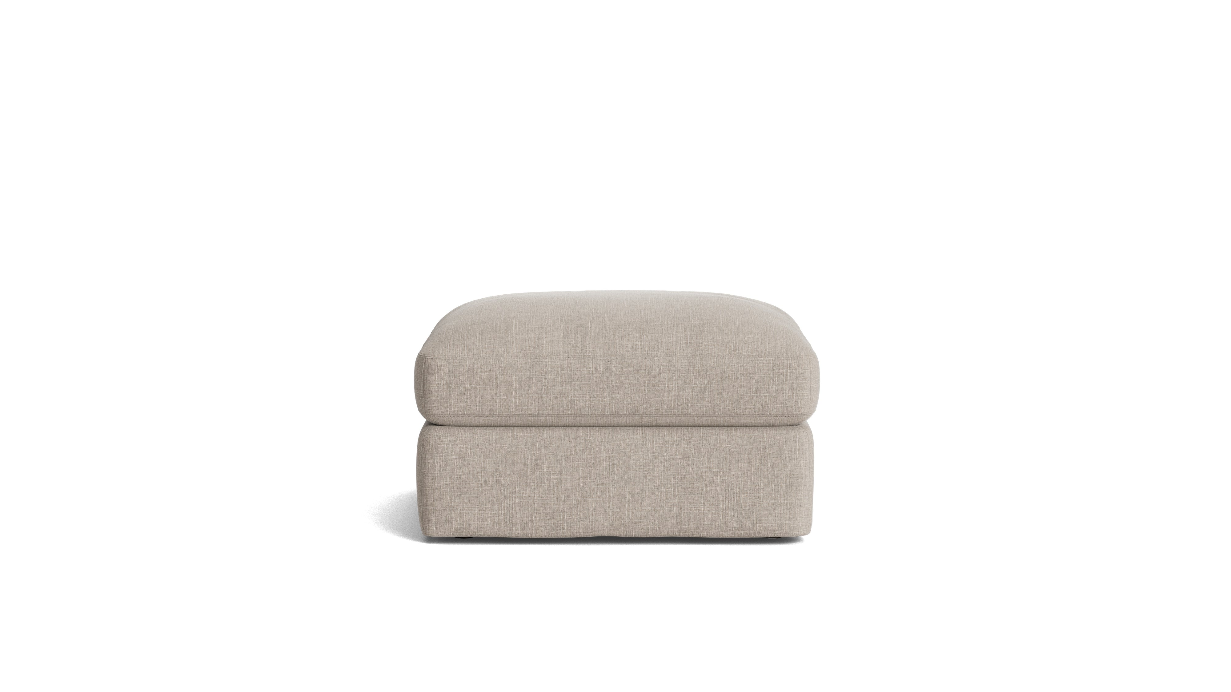 Get Together™ Ottoman, Large, Light Pebble