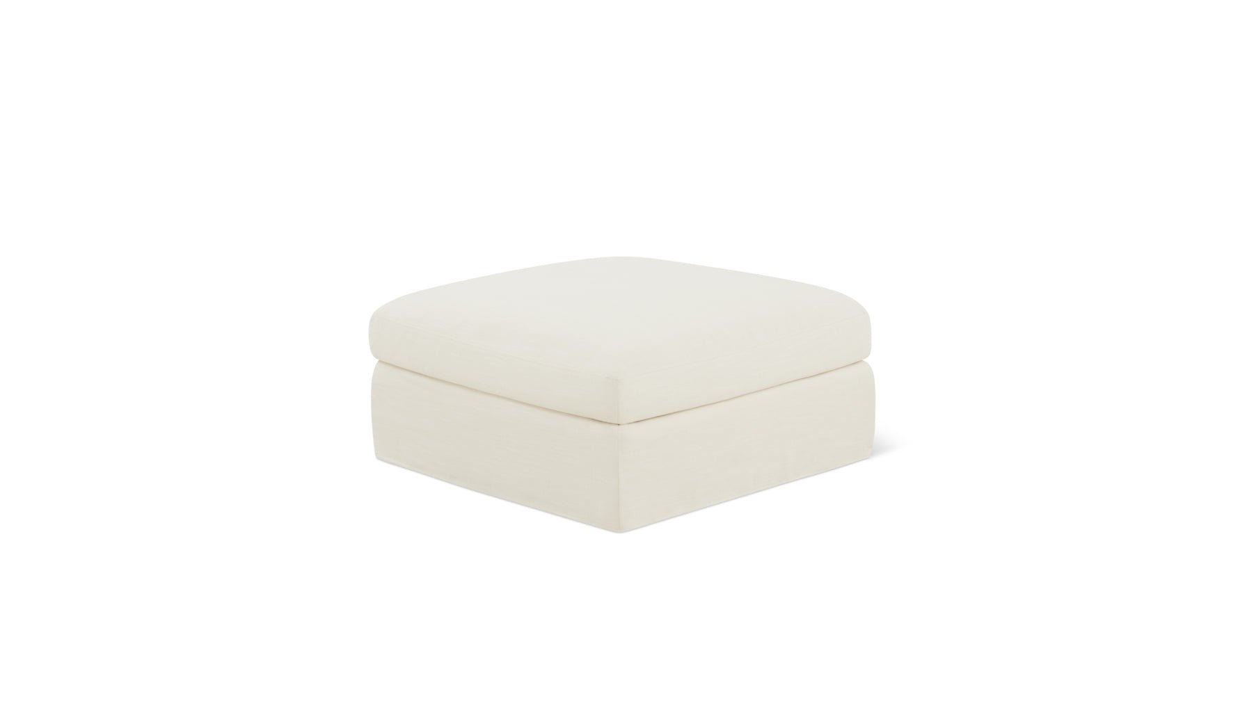 Get Together™ Ottoman, Standard, Cream Linen - Image 7
