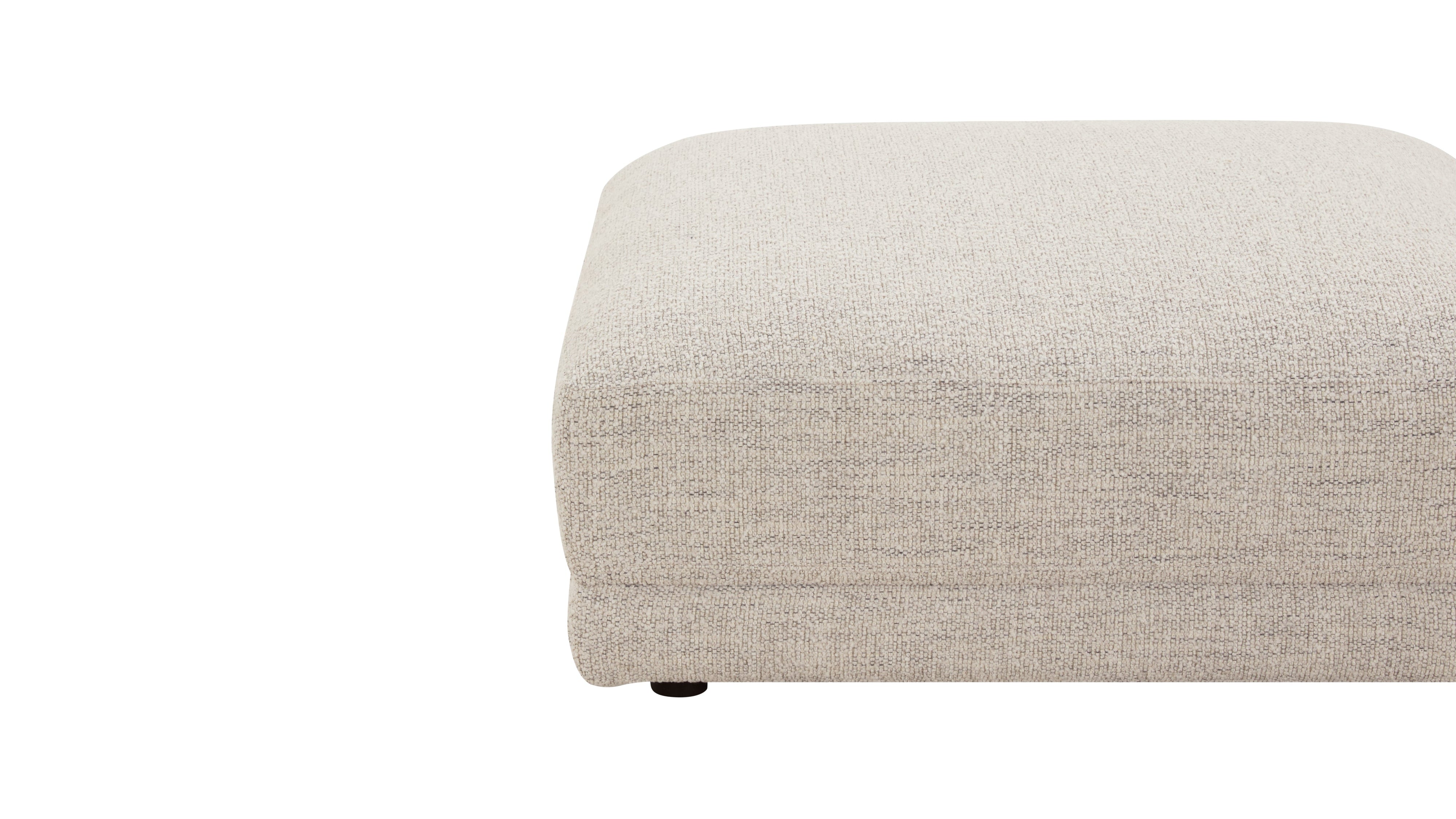 Soft Spot Ottoman, Oatmeal - Image 4