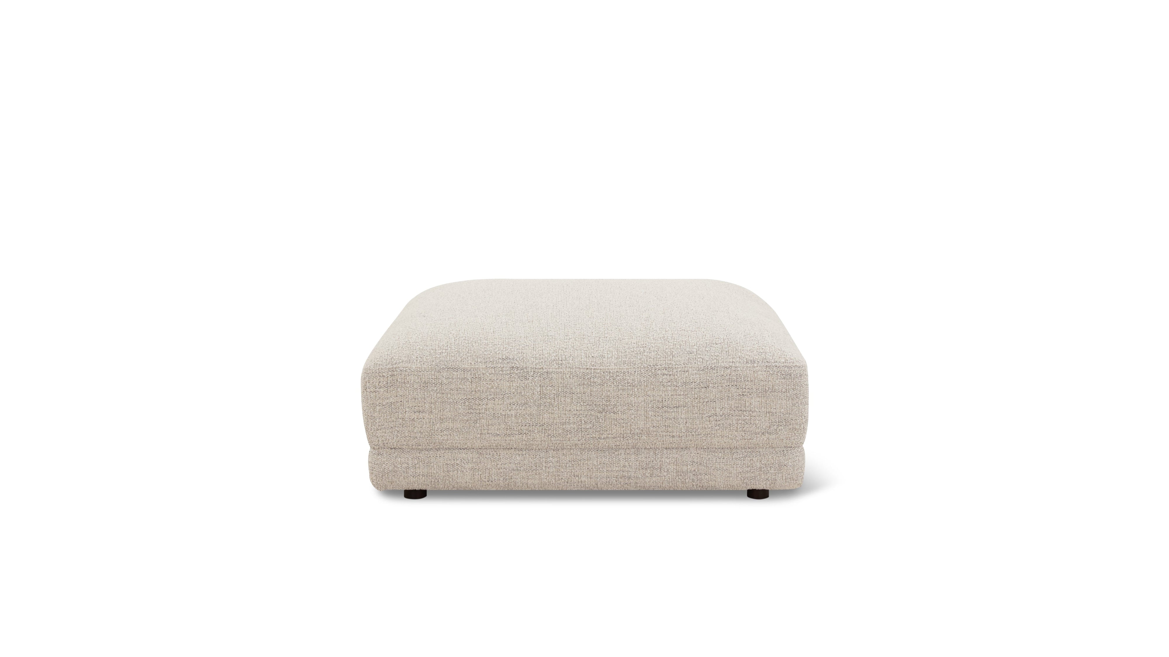 Soft Spot Ottoman, Oatmeal - Image 1