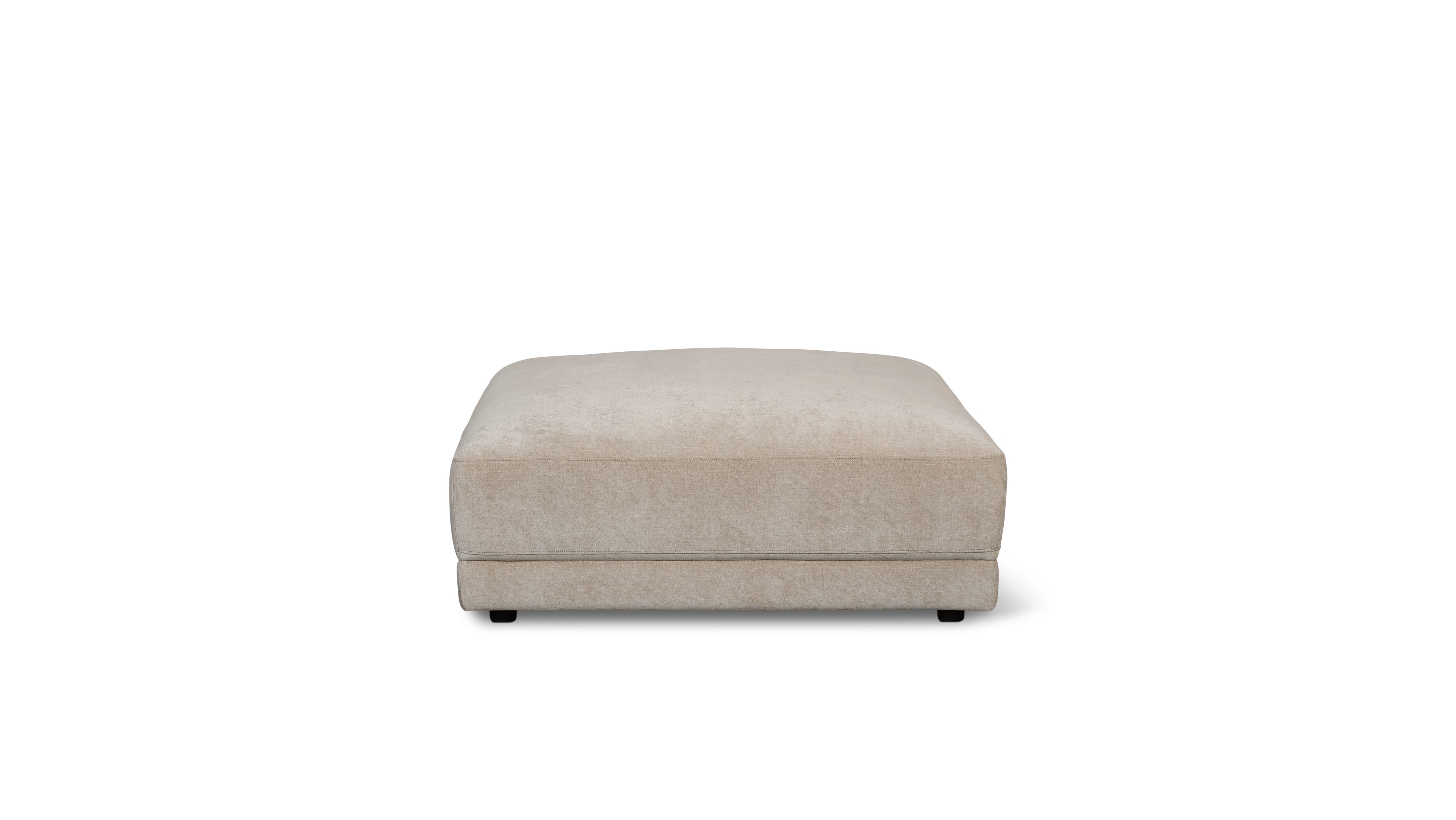 Soft Spot Ottoman, Cashew - Image 1