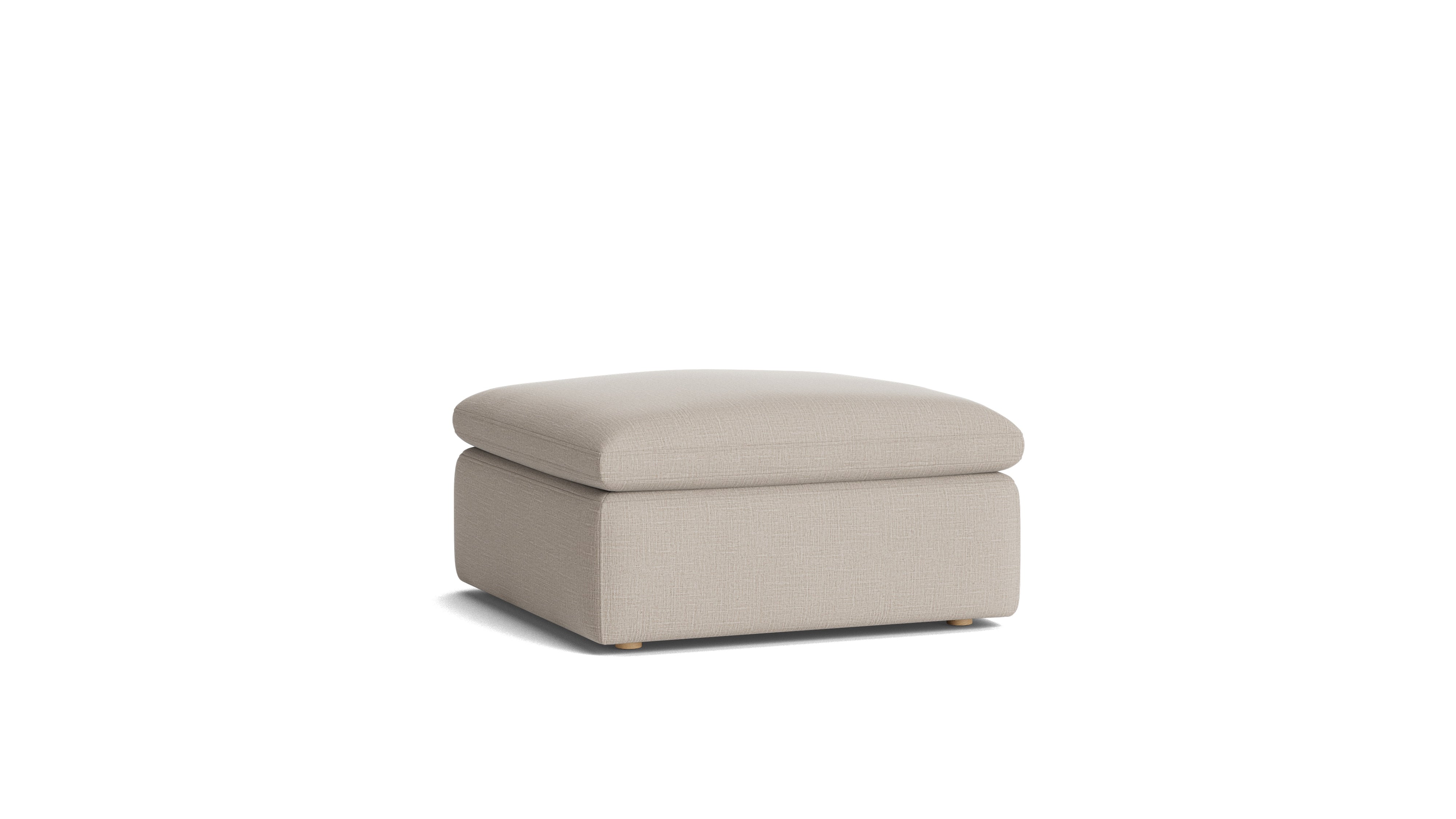 Movie Night™ Ottoman, Large, Light Pebble