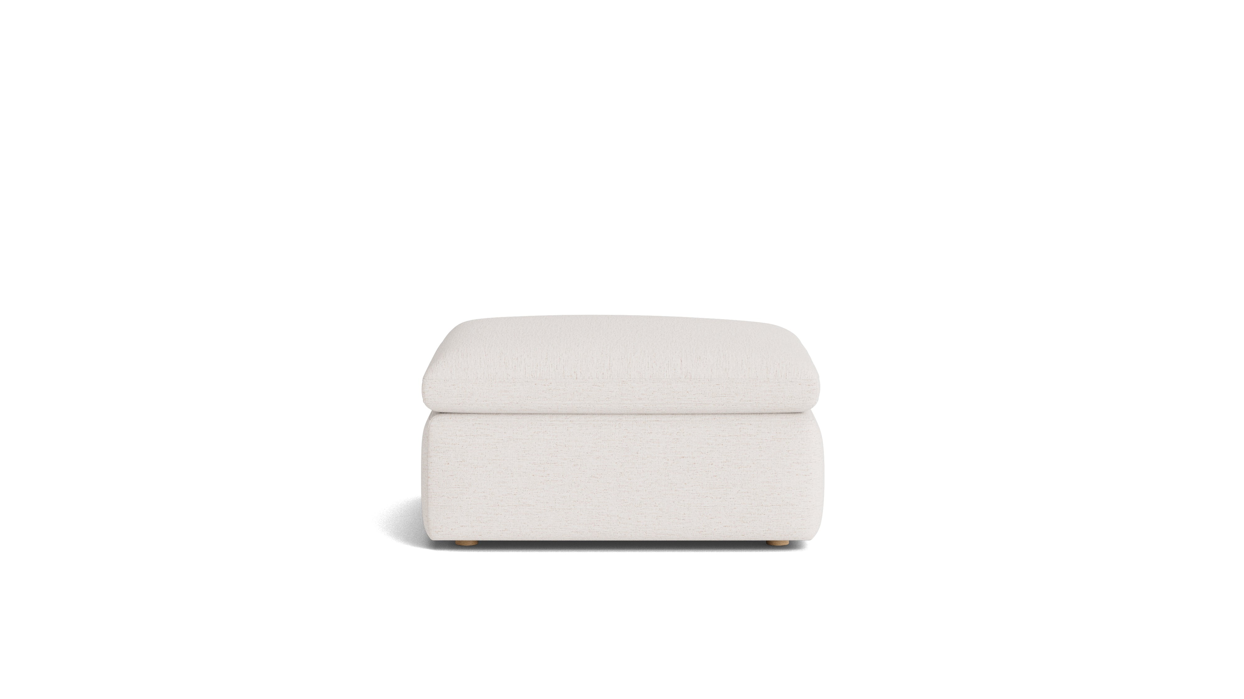 Movie Night™ Ottoman, Large, Nomad Snow